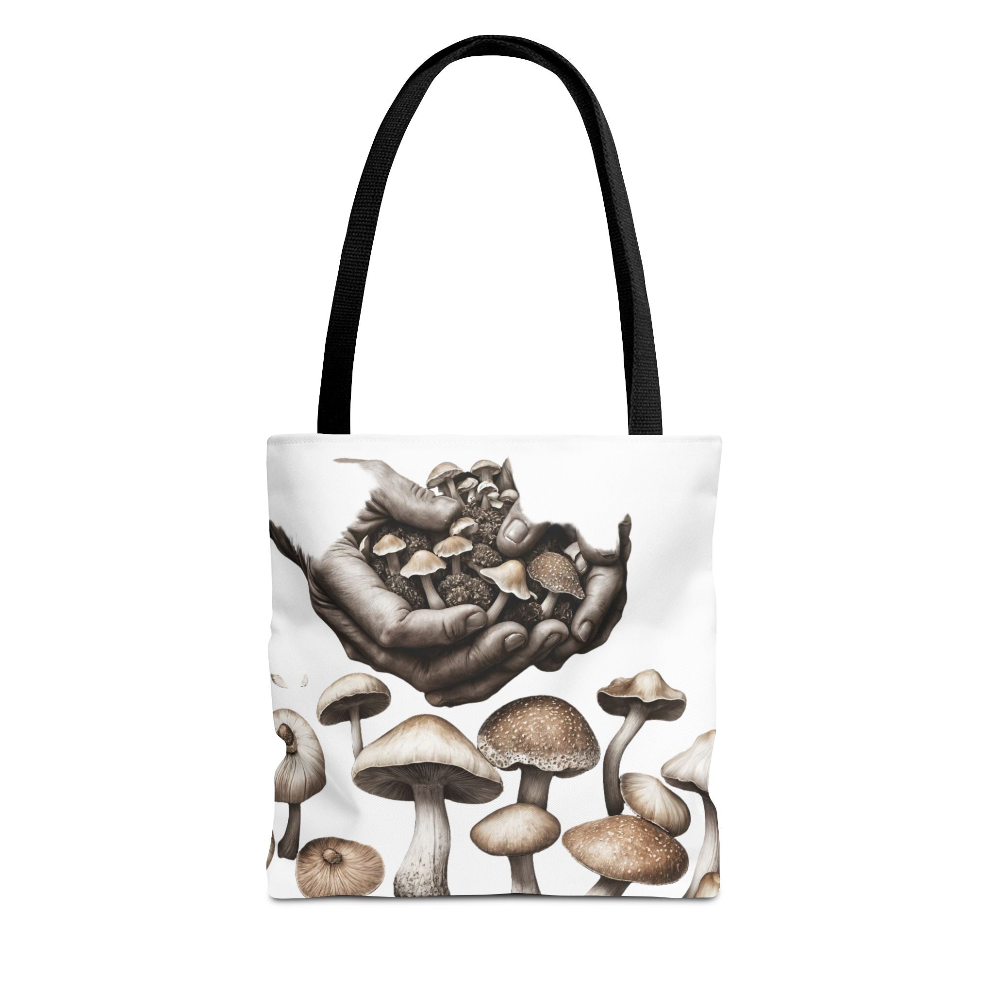 👐 “Harvested by Hand” Mushroom Tote – Carry Nature’s Story 🍄