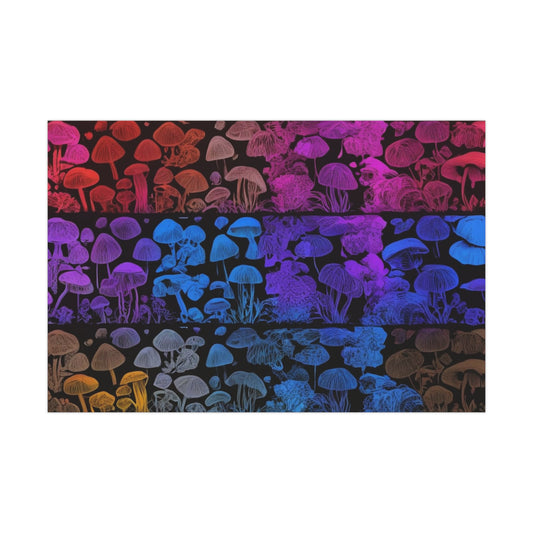 🌈 “Myco Spectrum” Doormat – Where Color Meets Curiosity  Step into a spectrum of wonder—one spore at a time.