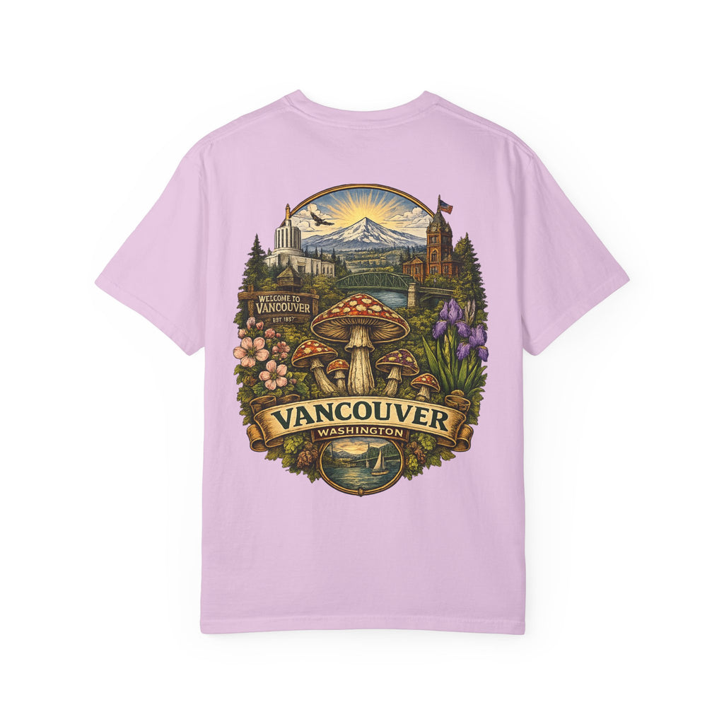 Lake Oswego Mushroom T-Shirt — Vintage Nature & Psychedelic Fungi Design