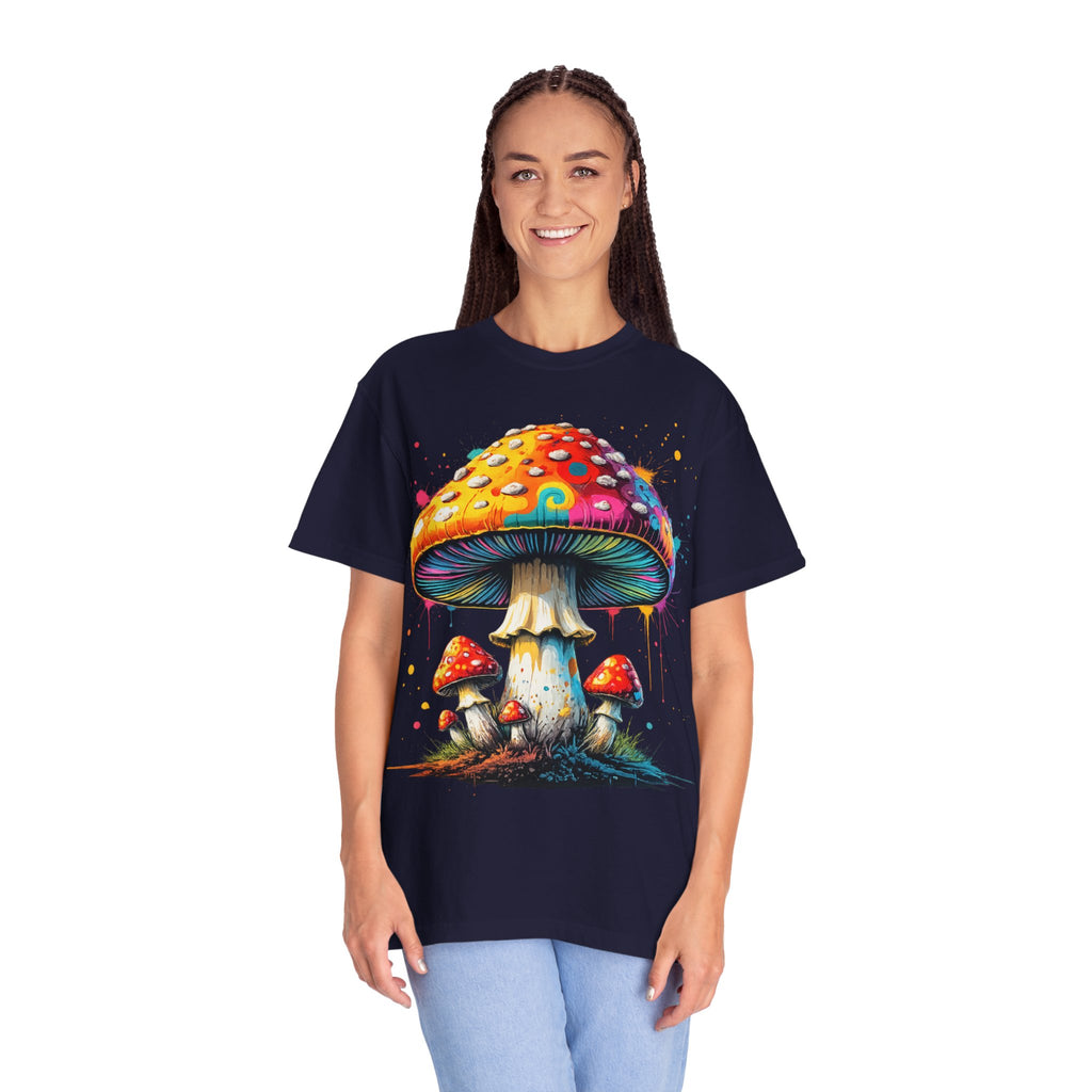 Lake Oswego Mushroom T-Shirt — Vintage Nature & Psychedelic Fungi Design