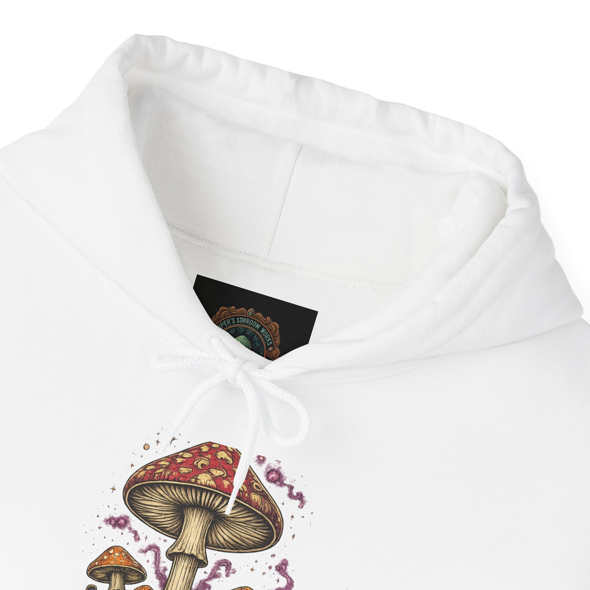 Mushroom Forest Hooded Sweatshirt — Portland Nature Graphic Hoodie