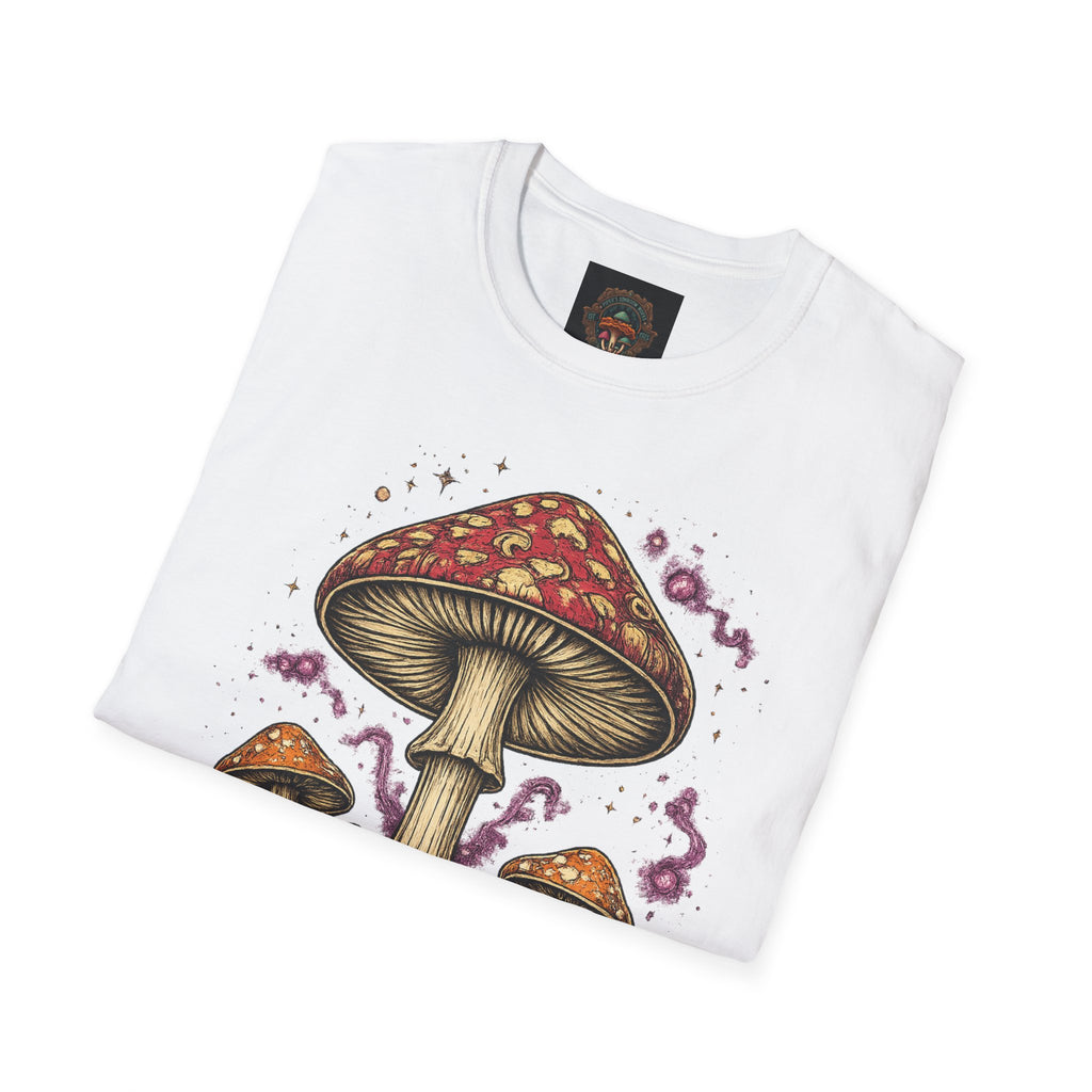 Mushroom Magic T-Shirt — Vintage Red Toadstool Illustration