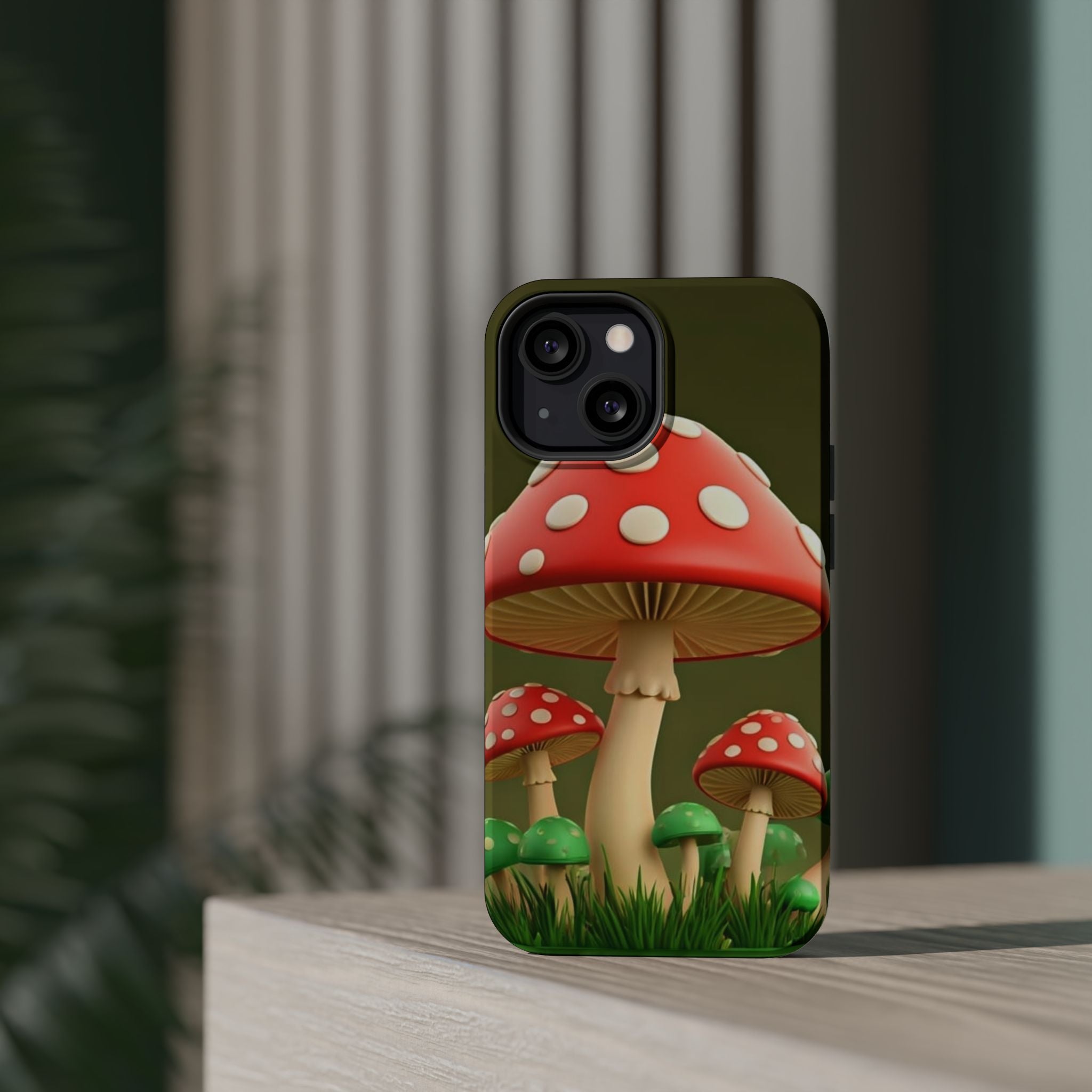 🍄🔥Golden Glow Mushroom Phone Case – Nature Meets Radiance" 🍄✨📱