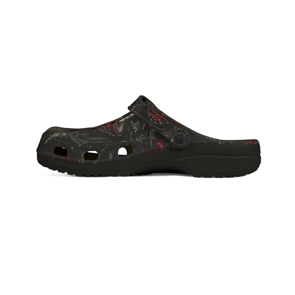 Mushroom Forest Clog — Psychedelic Red Toadstool EVA Foam Shoes