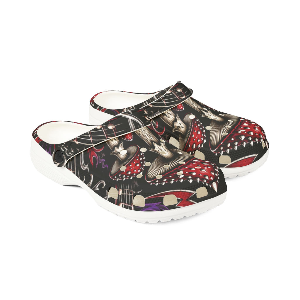 Mushroom Pattern EVA Clogs – Red Toadstool Garden Shoe