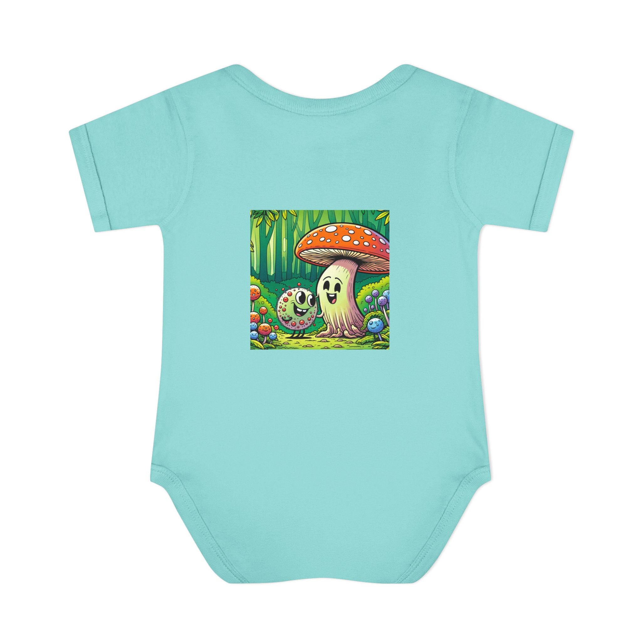 🍄👶 “Forest Friends” Baby Bodysuit