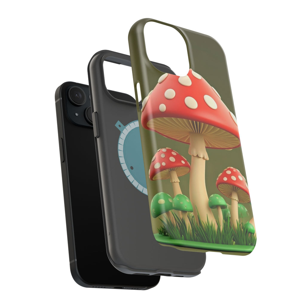 🍄🔥Golden Glow Mushroom Phone Case – Nature Meets Radiance" 🍄✨📱