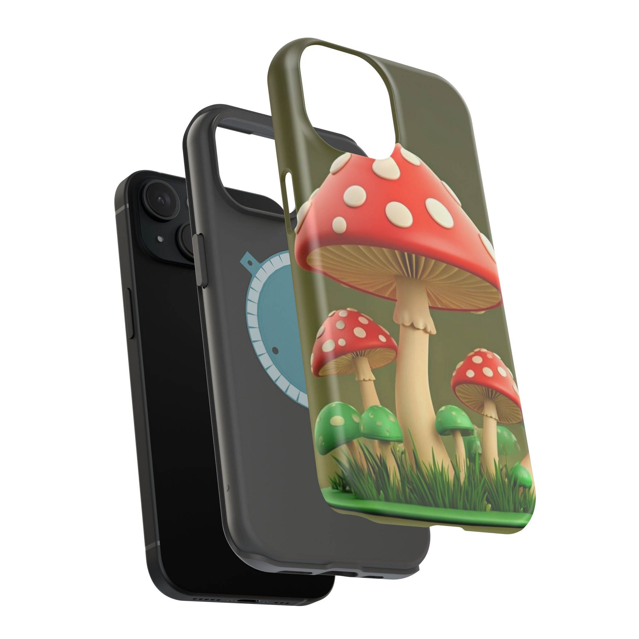 🍄🔥Golden Glow Mushroom Phone Case – Nature Meets Radiance" 🍄✨📱