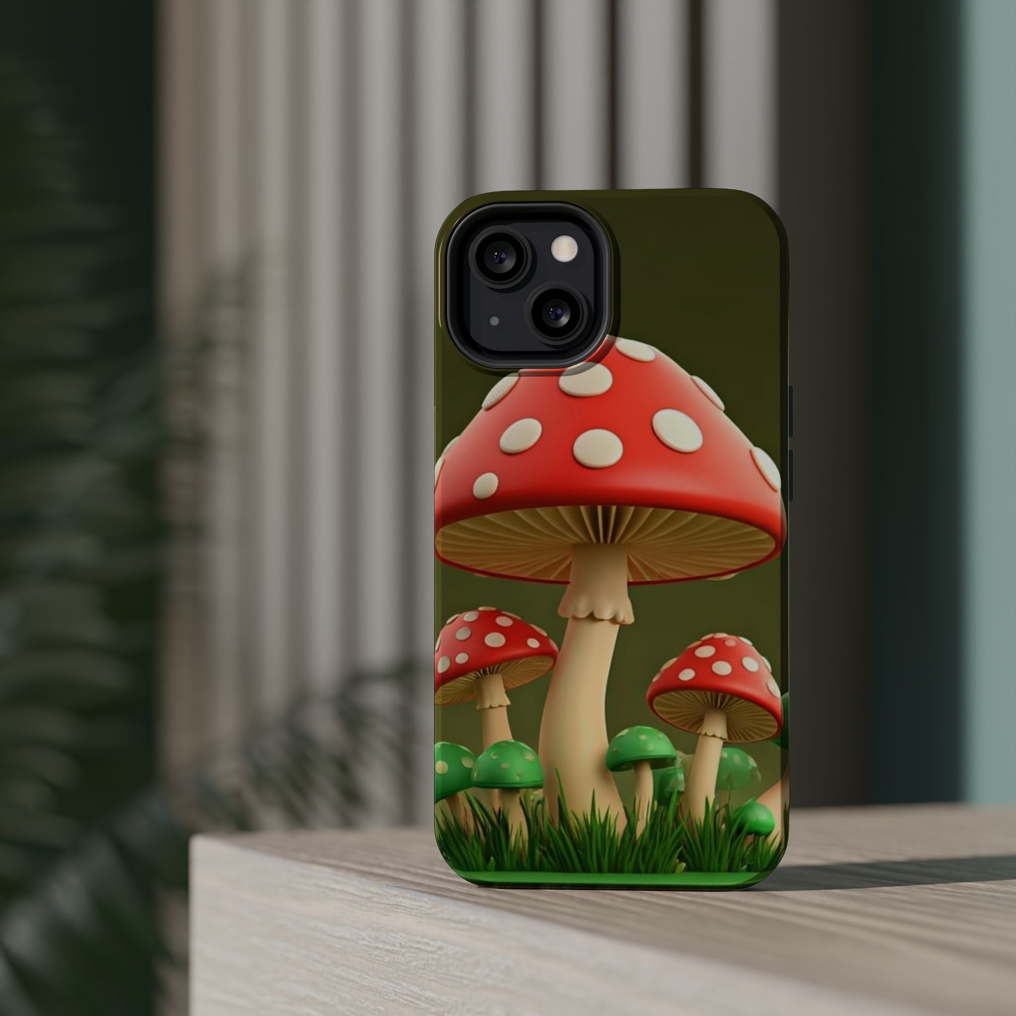 🍄🔥Golden Glow Mushroom Phone Case – Nature Meets Radiance" 🍄✨📱