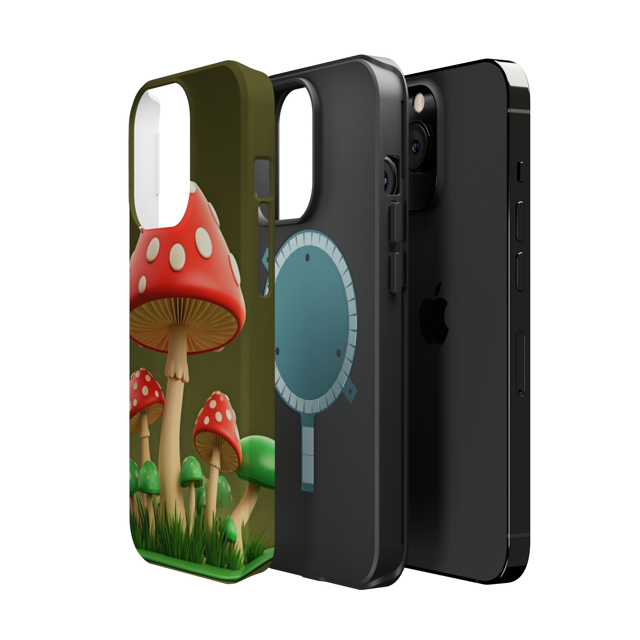 🍄🔥Golden Glow Mushroom Phone Case – Nature Meets Radiance" 🍄✨📱
