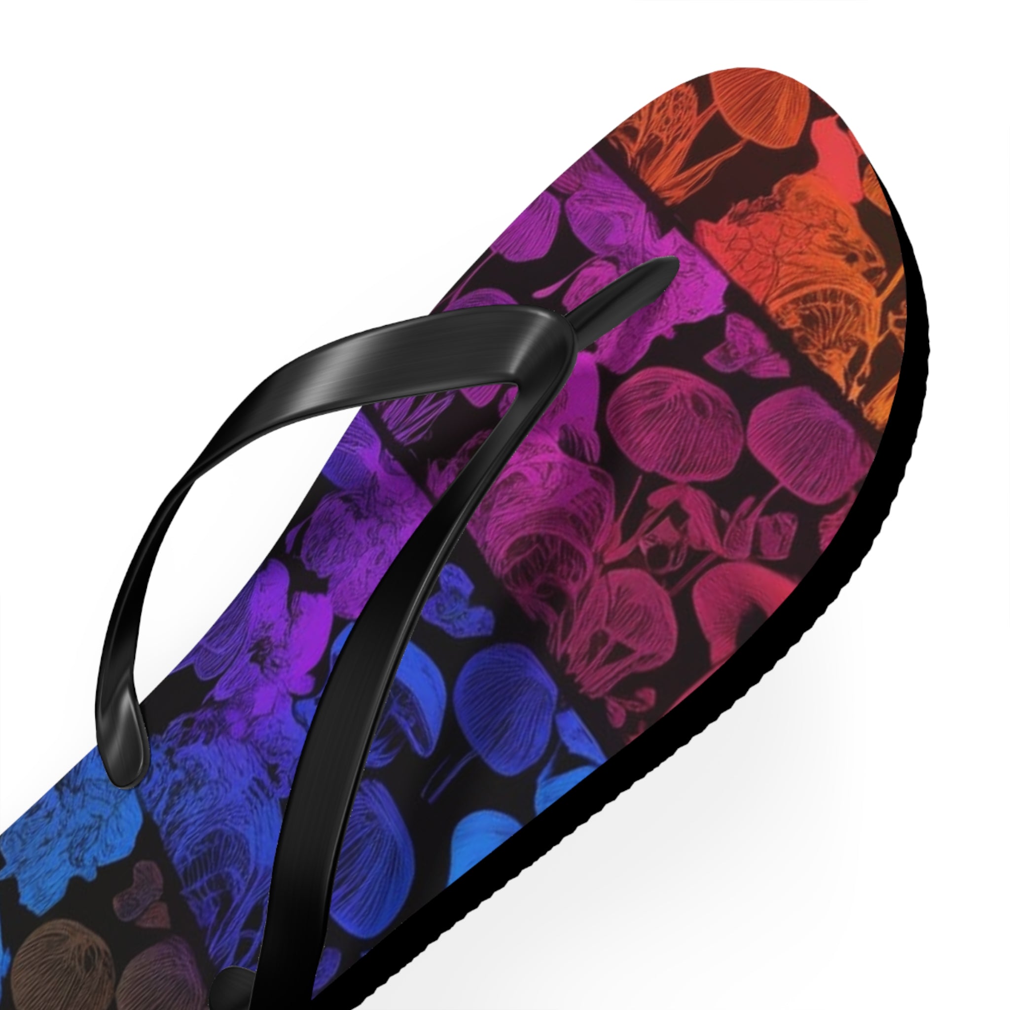 Jellyfish Rainbow Flip Flops — Colorful Beach Sandals