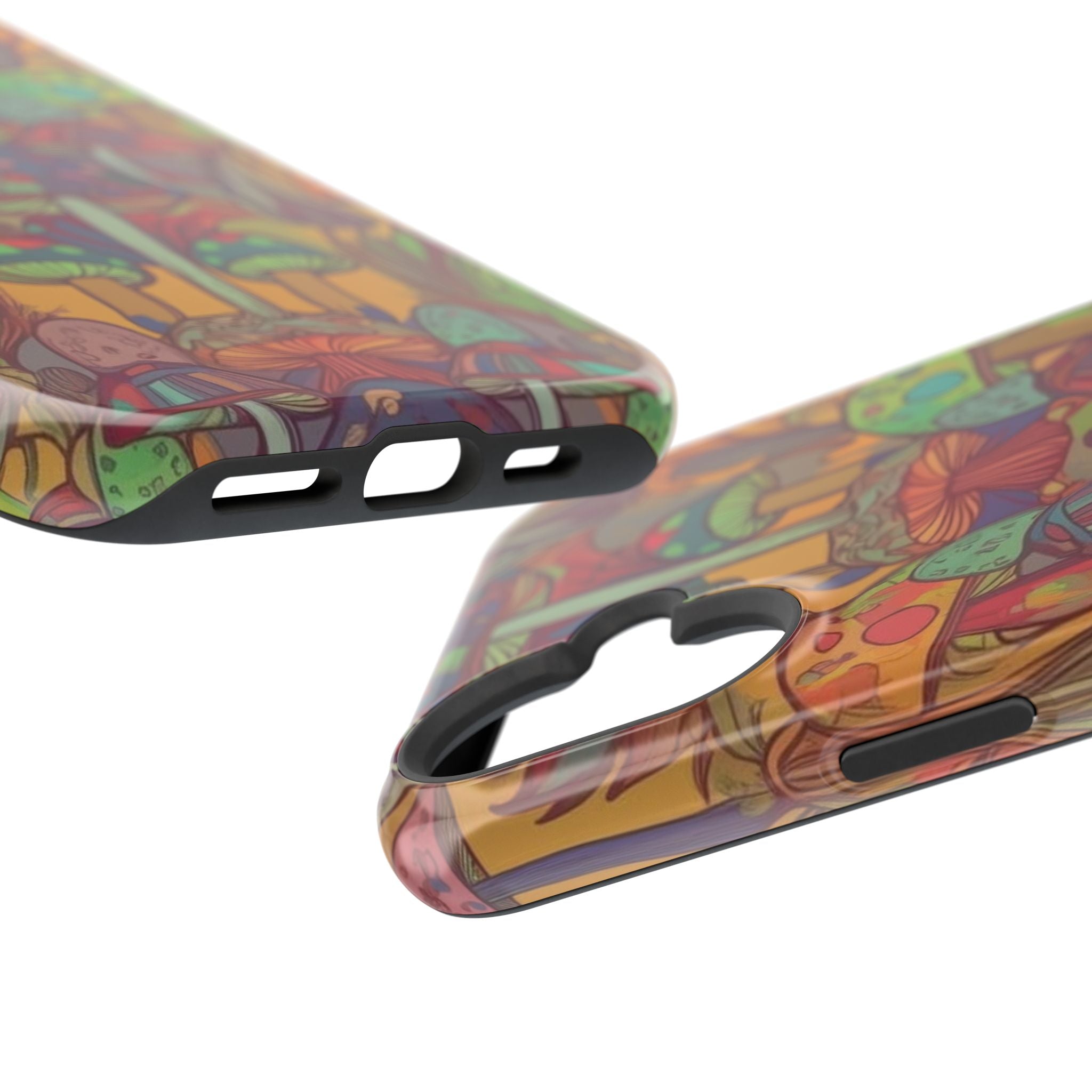 Mushroom Grove Impact-Resistant Case, Unique Phone Cover for Nature Lovers, Mushroom Art Gifts, Phone Accessories for Festivals, [...]