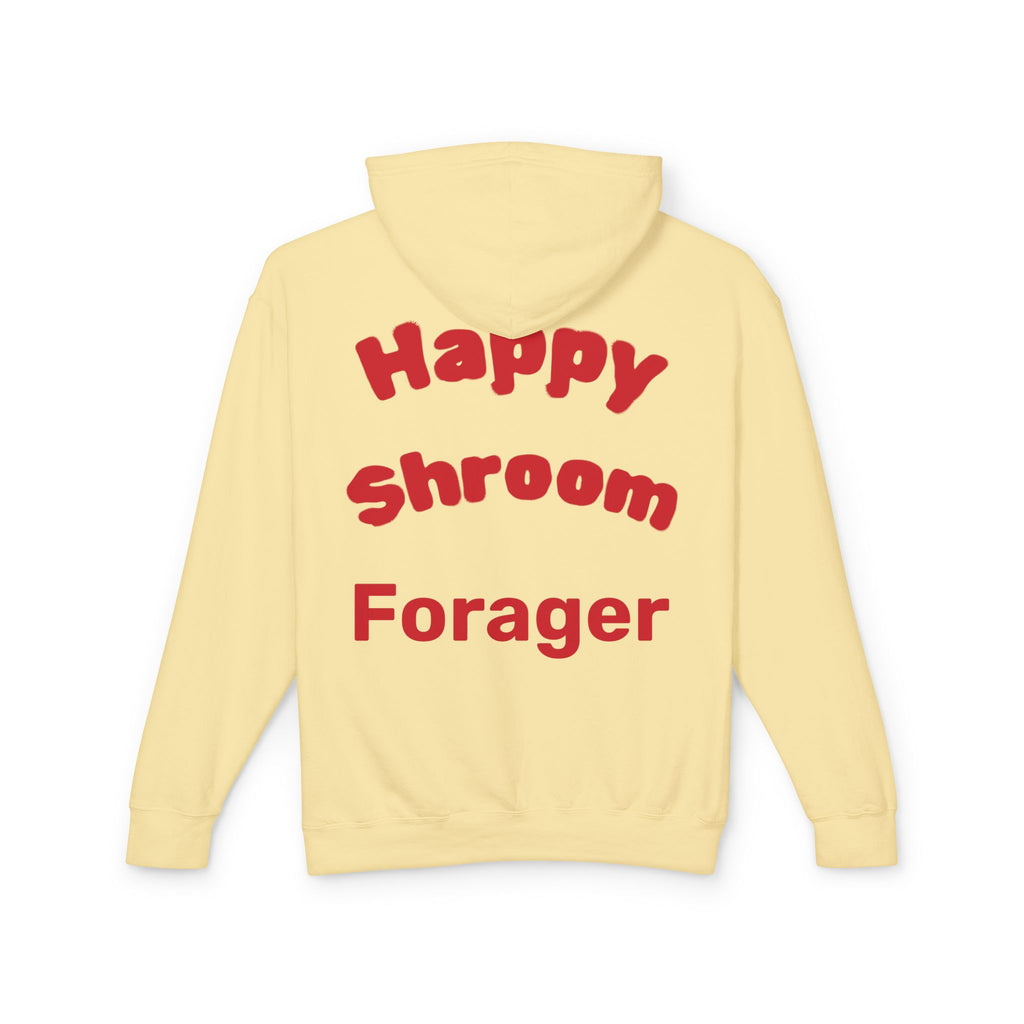 Mushroom Christmas Tree Hoodie — "Happy Shroom Forager" Holiday Pullover