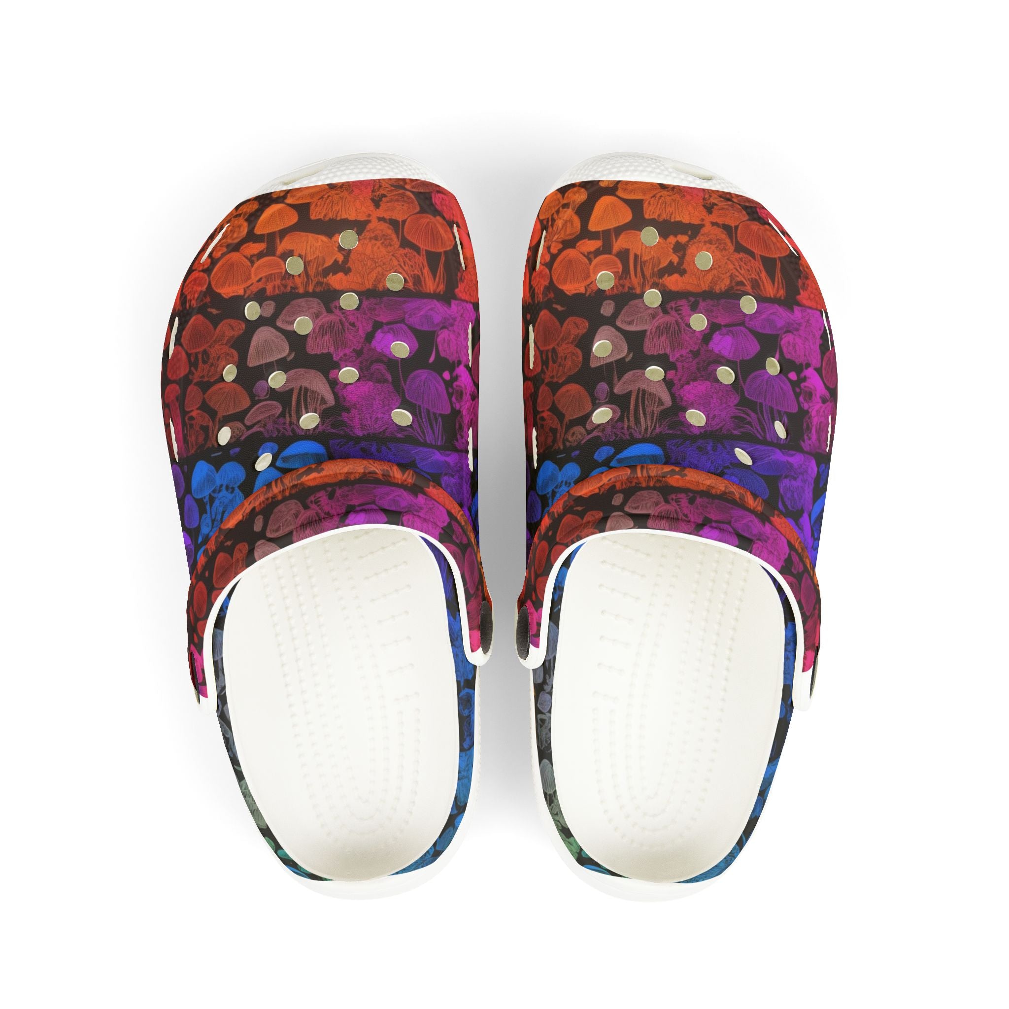 🌈 “Spore Stompers” Kids’ Clogs 🍄