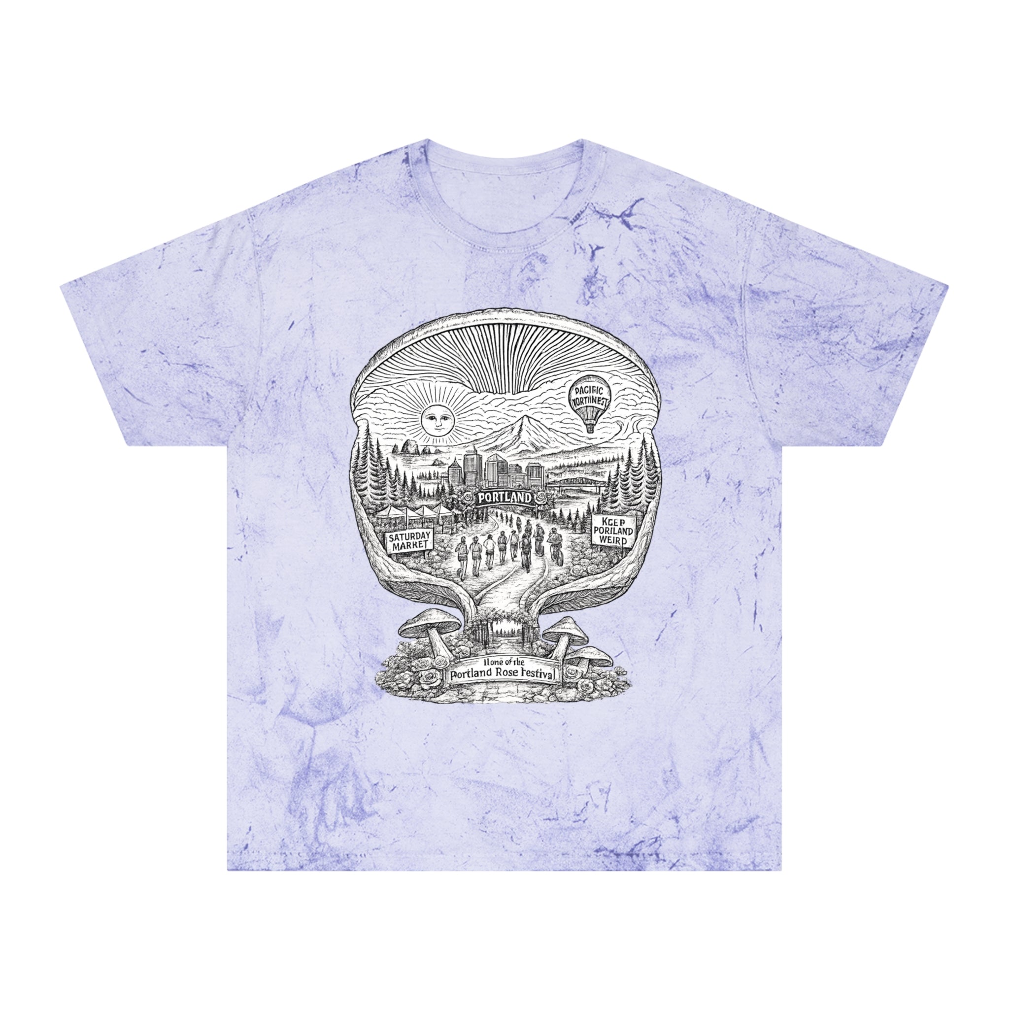 City: Portland Mushroom Adventure T‑Shirt