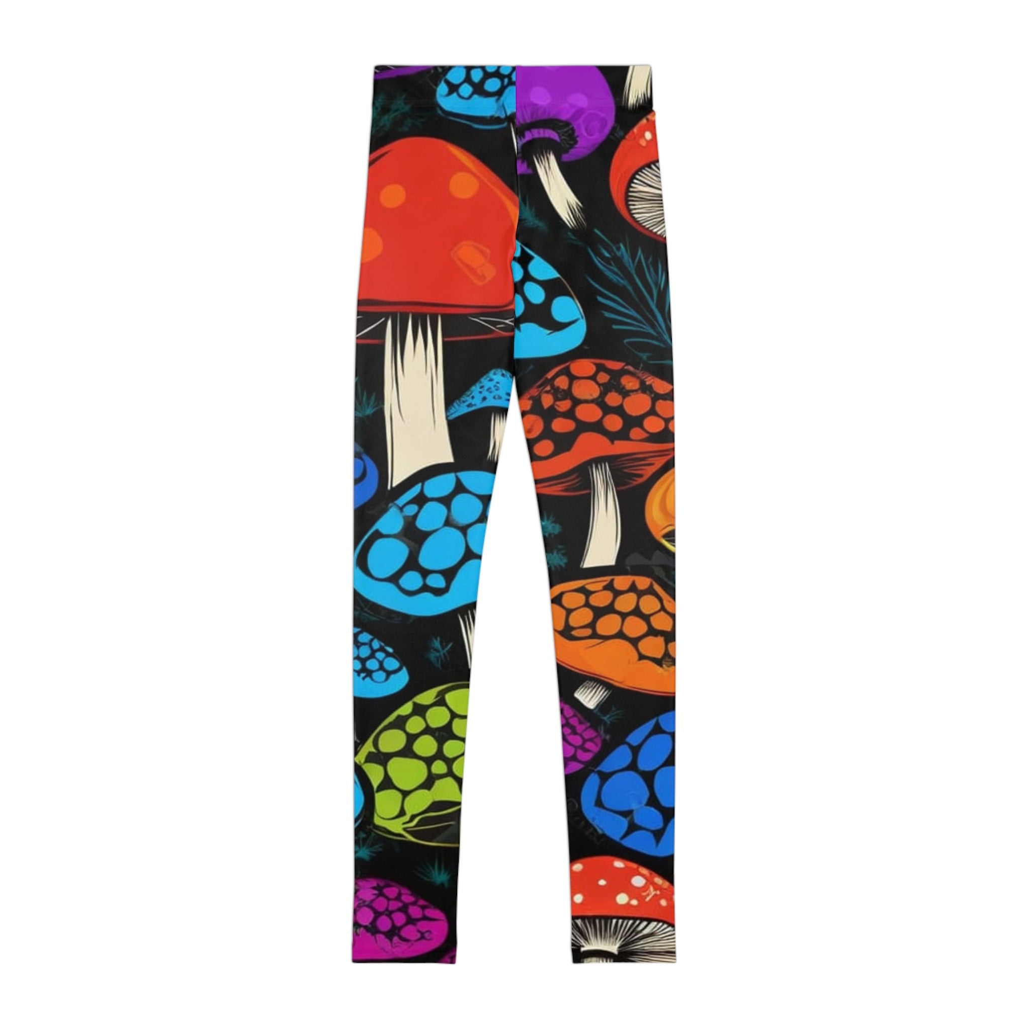 🍄 Bold Bloom Mushroom Leggings – Stand Out in Every Step!