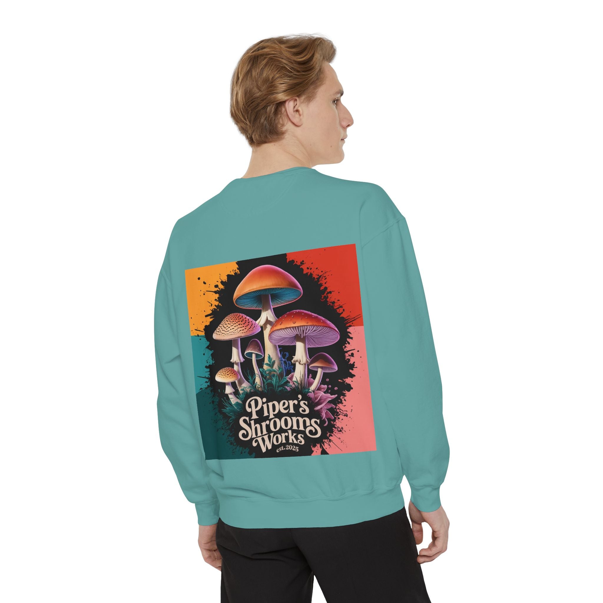 🦁 Lionheart & Shrooms Sweatshirt – Wear the Wild Within 🍄