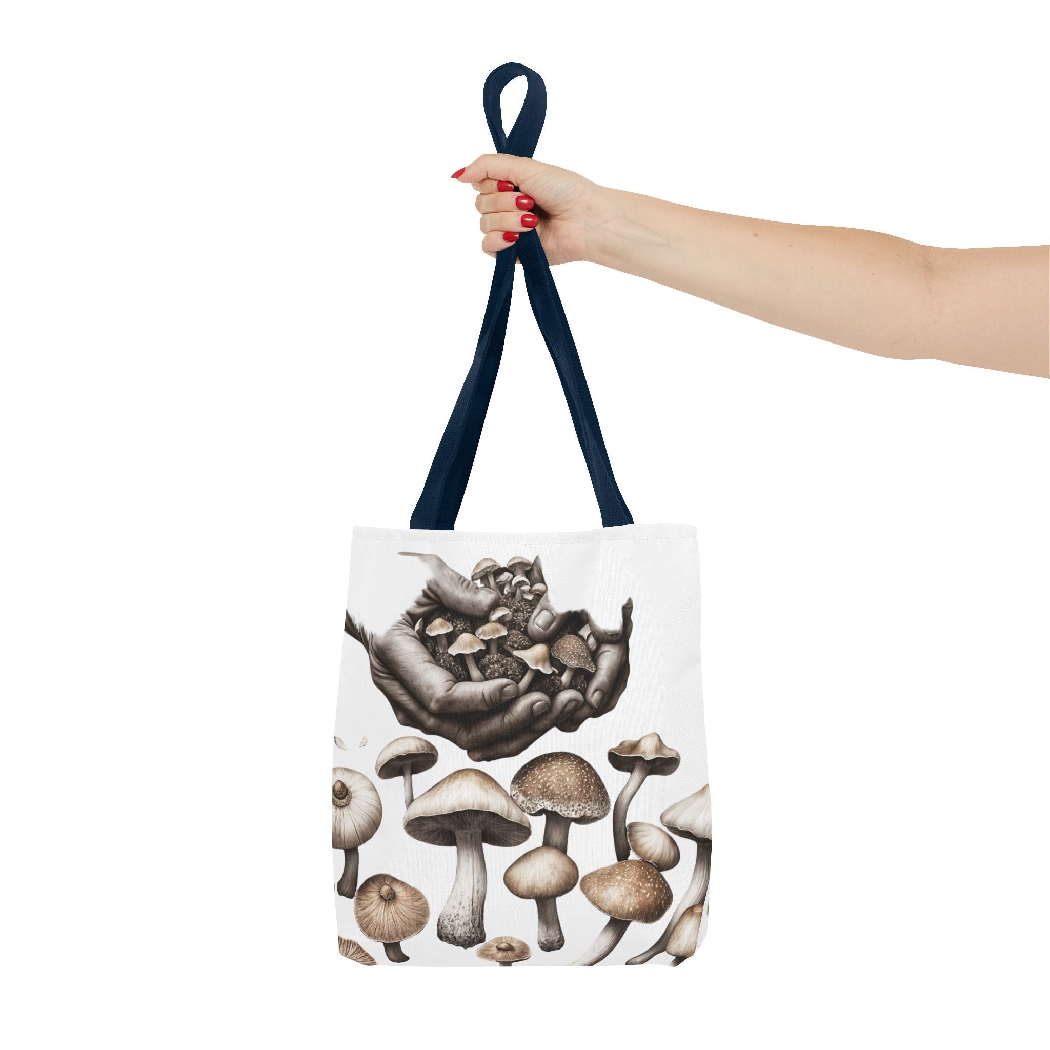 👐 “Harvested by Hand” Mushroom Tote – Carry Nature’s Story 🍄