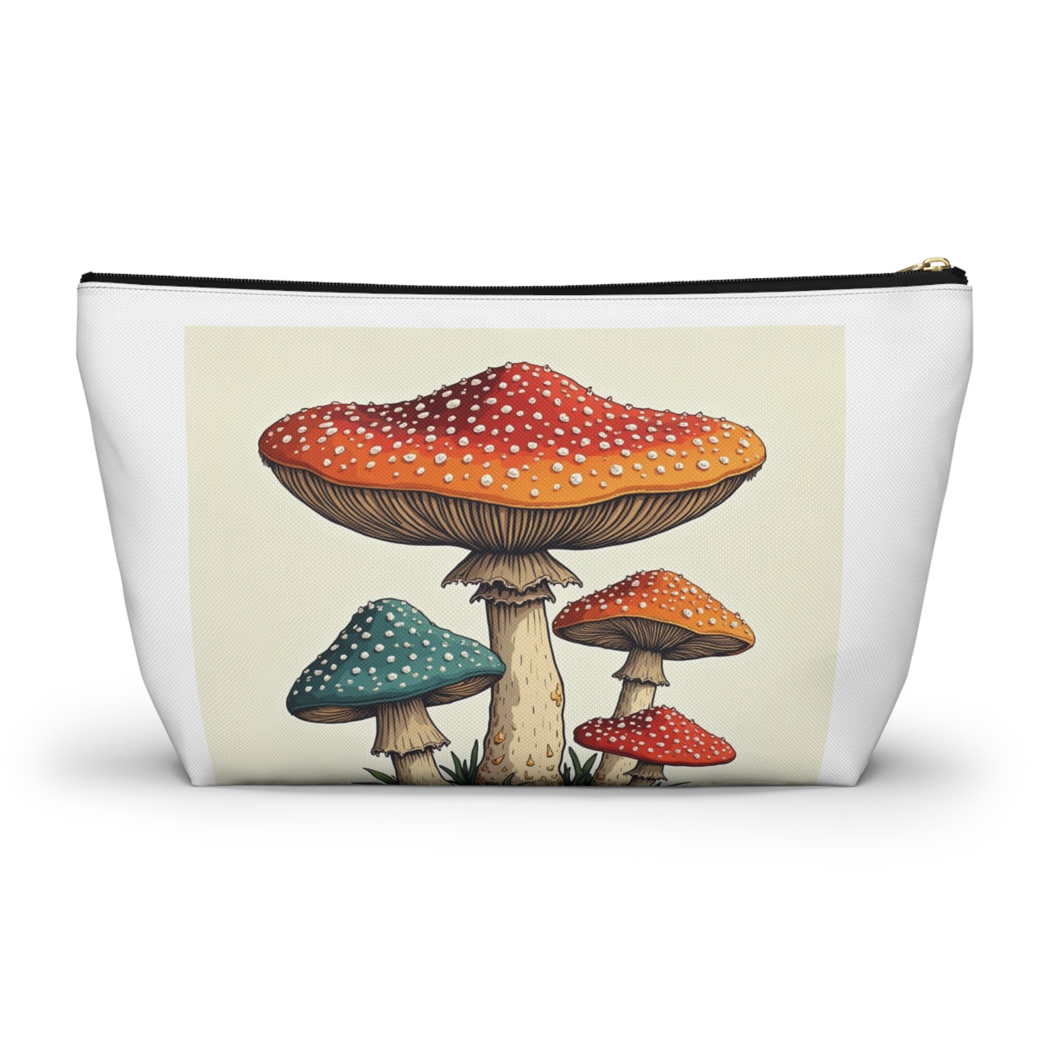 🍄 "Fungi Finds" Zipper Pouch – Carry the Magic with You  Because your essentials deserve a home that's just as enchanting.
