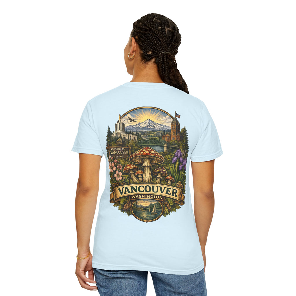 Lake Oswego Mushroom T-Shirt — Vintage Nature & Psychedelic Fungi Design