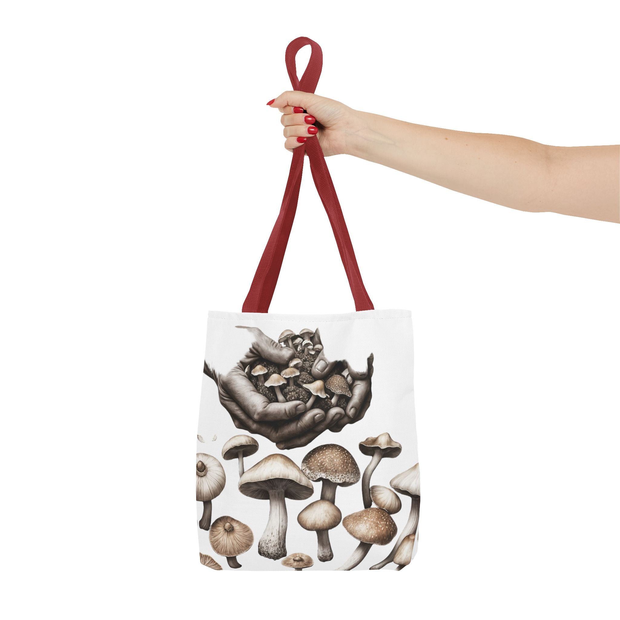 👐 “Harvested by Hand” Mushroom Tote – Carry Nature’s Story 🍄