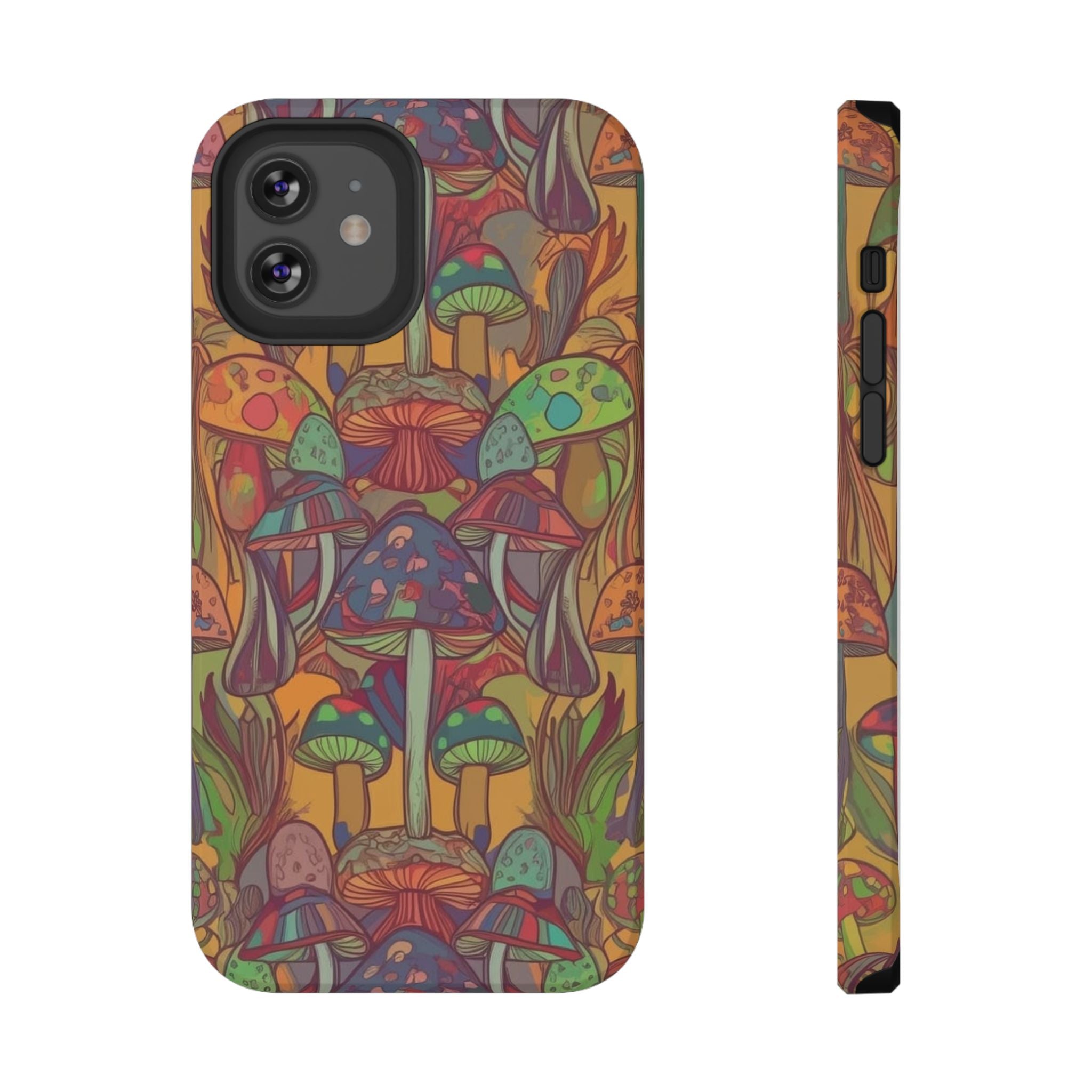 Mushroom Grove Impact-Resistant Case, Unique Phone Cover for Nature Lovers, Mushroom Art Gifts, Phone Accessories for Festivals, [...]