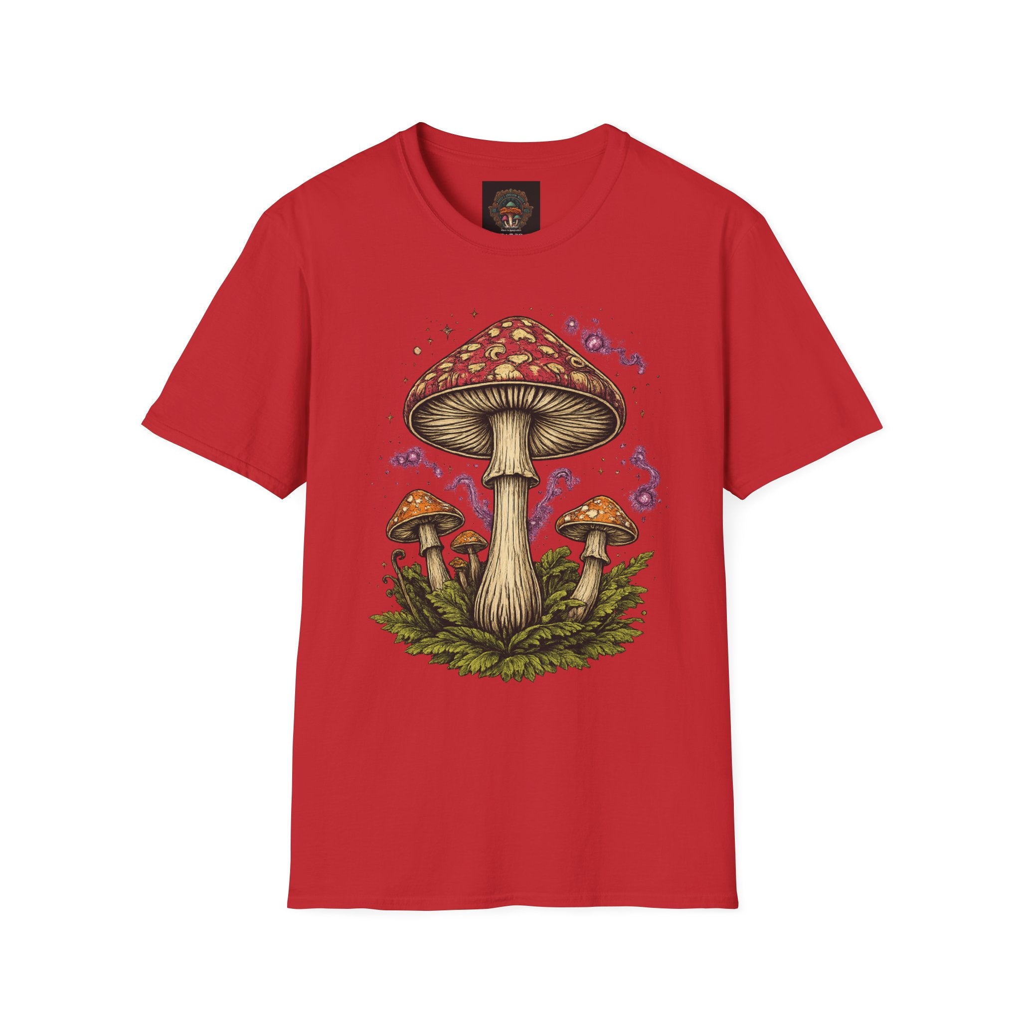 Mushroom Magic T-Shirt — Vintage Red Toadstool Illustration