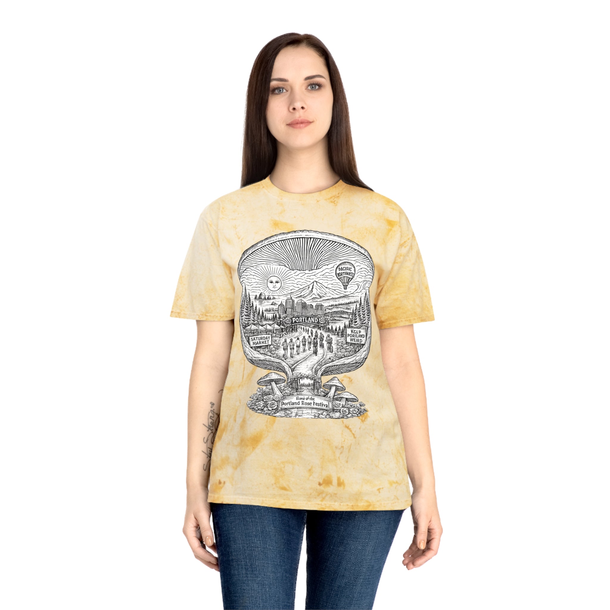 City: Portland Mushroom Adventure T‑Shirt