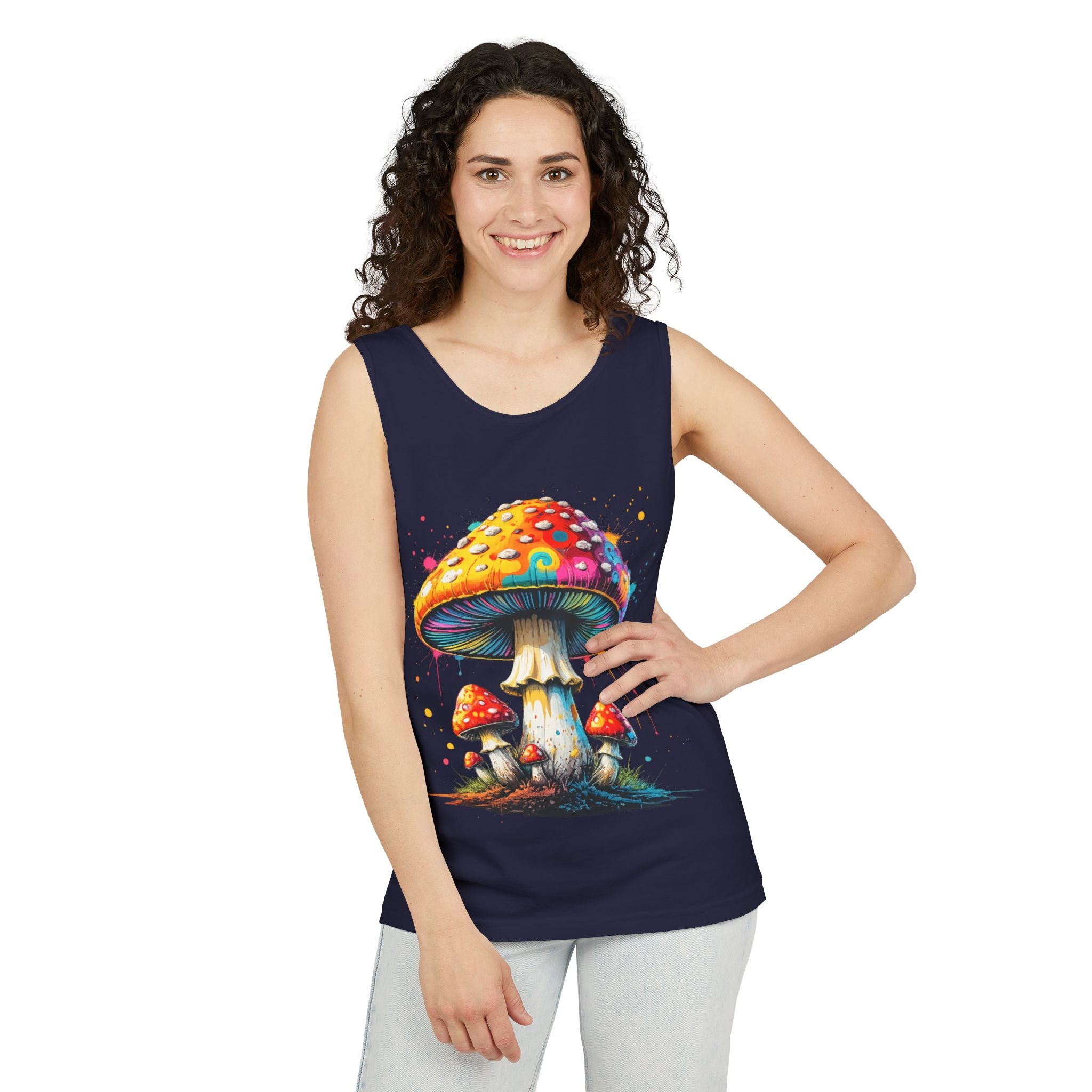 Mushroom Tank Top — Psychedelic & Portland Forest Graphic Tank