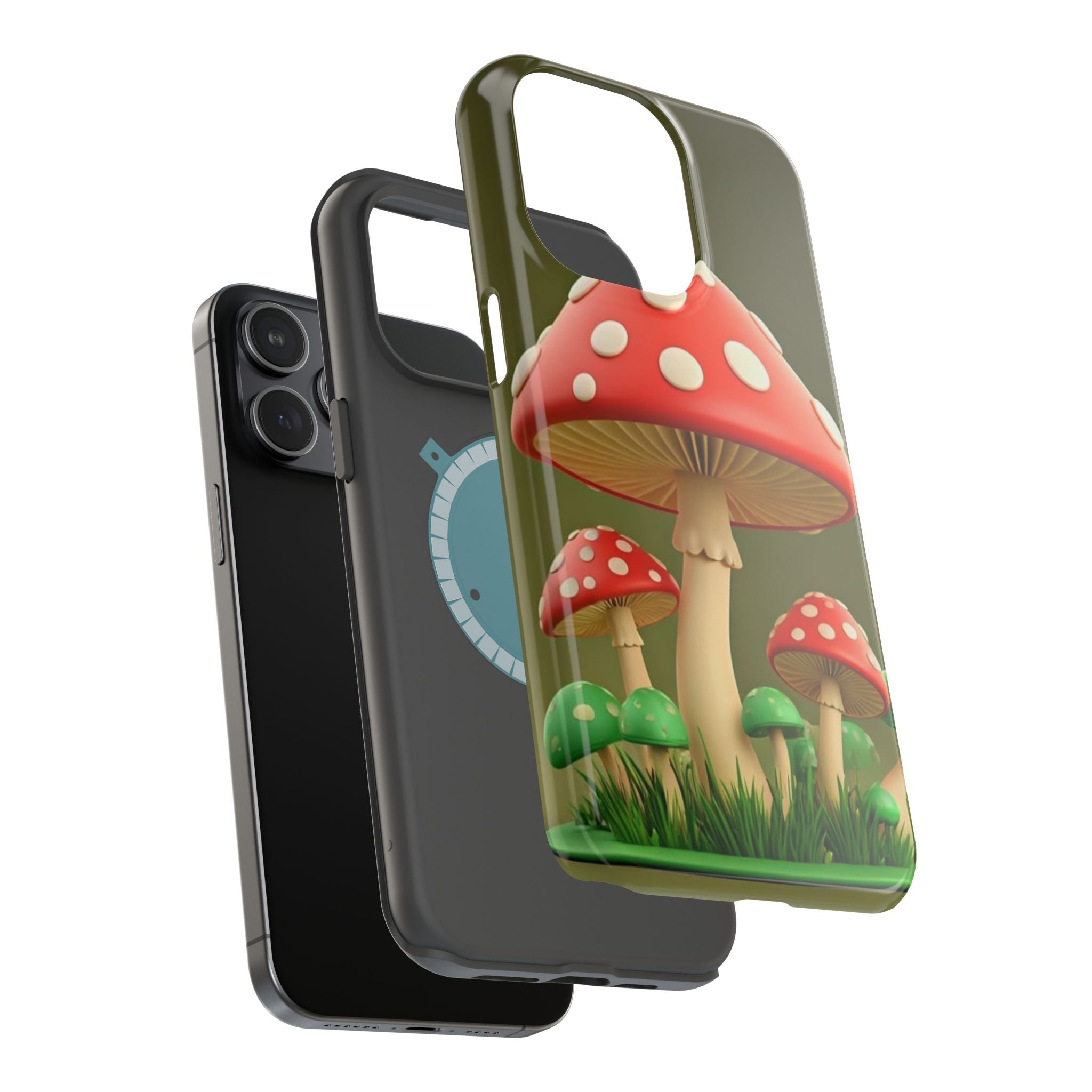 🍄🔥Golden Glow Mushroom Phone Case – Nature Meets Radiance" 🍄✨📱