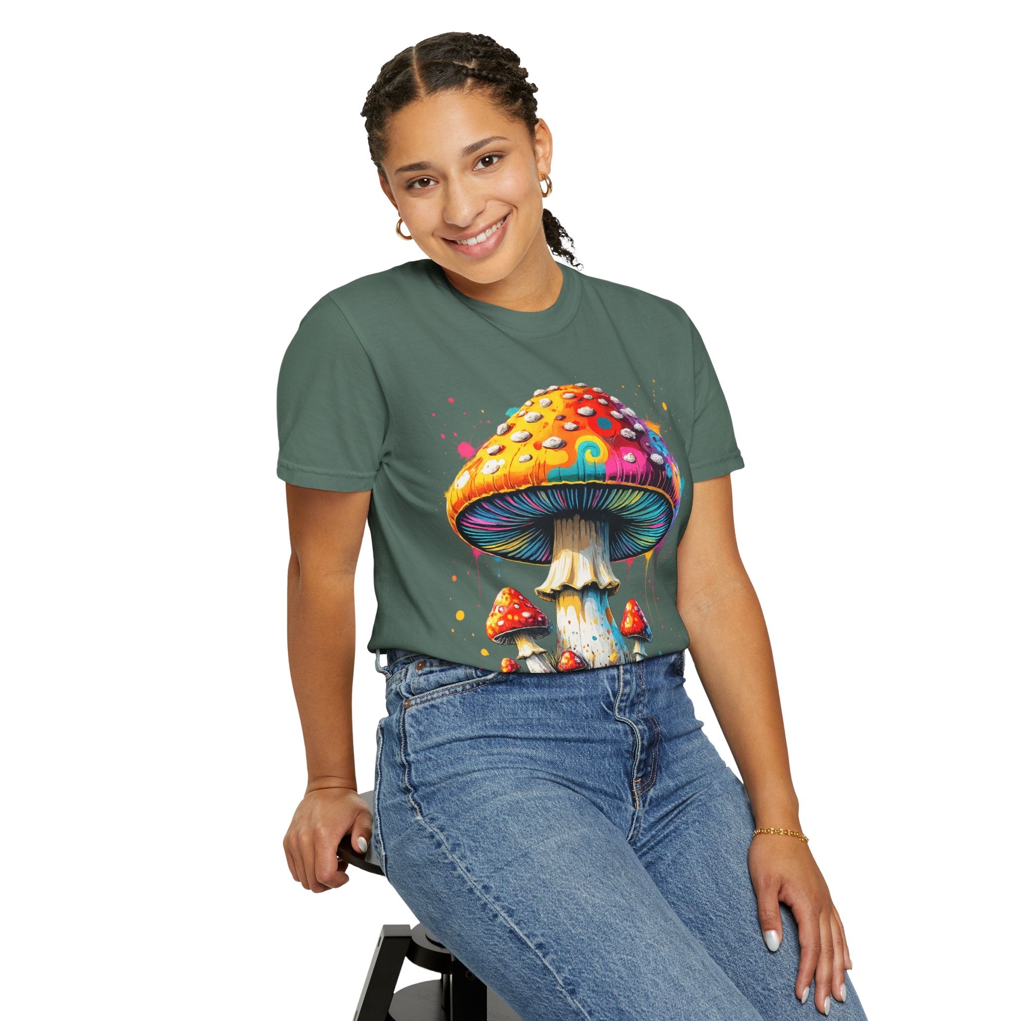Lake Oswego Mushroom T-Shirt — Vintage Nature & Psychedelic Fungi Design