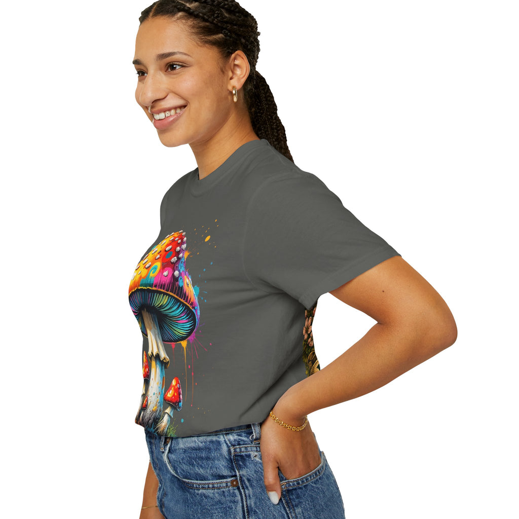 Lake Oswego Mushroom T-Shirt — Vintage Nature & Psychedelic Fungi Design