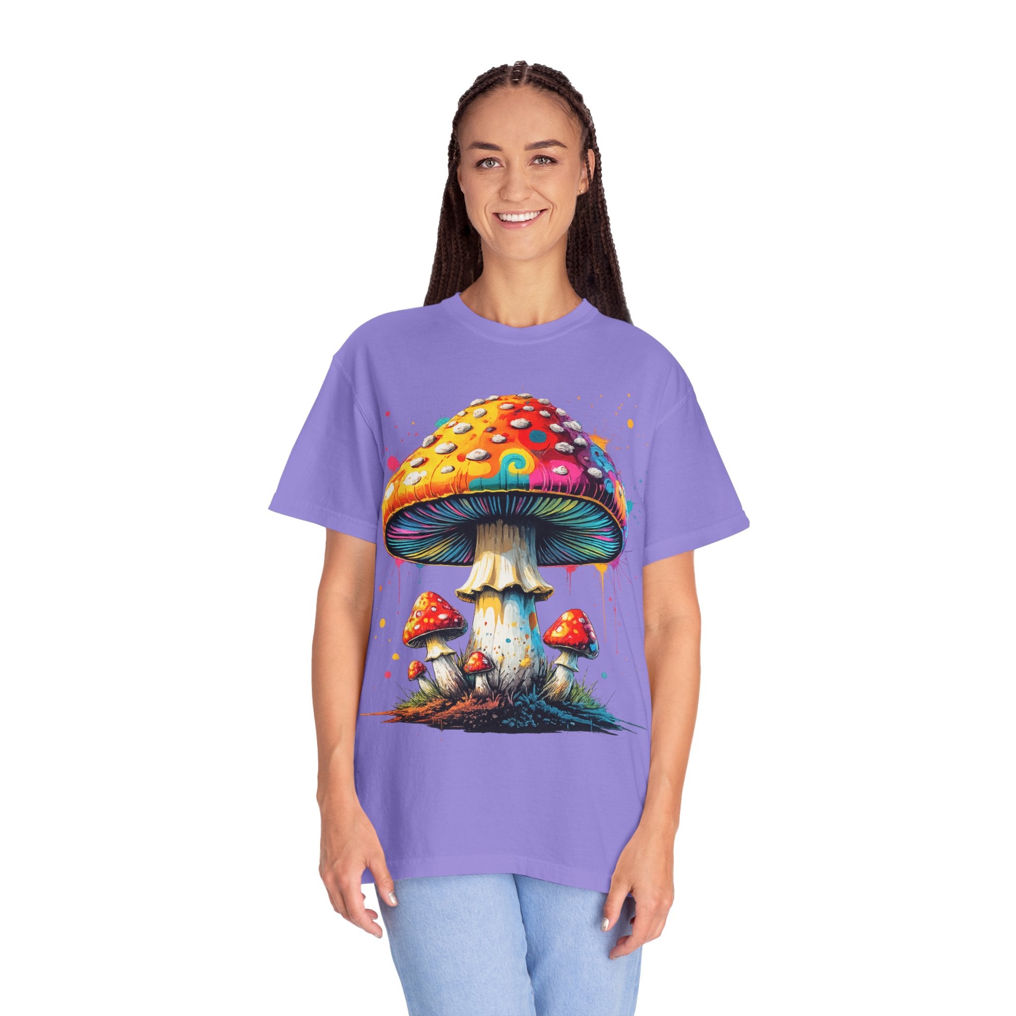 Lake Oswego Mushroom T-Shirt — Vintage Nature & Psychedelic Fungi Design