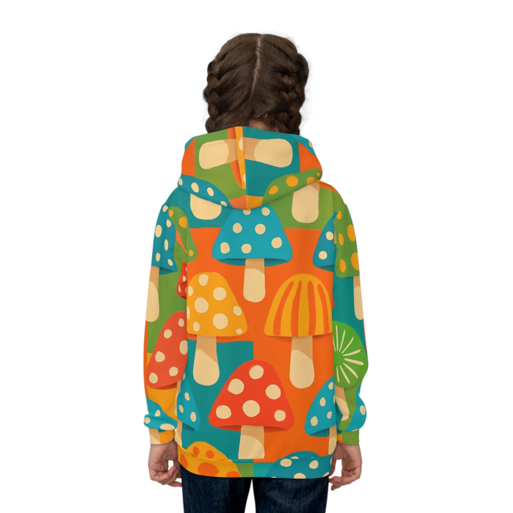 🍄🌟 Playful Shroom Pop Hoodie 🌈✨