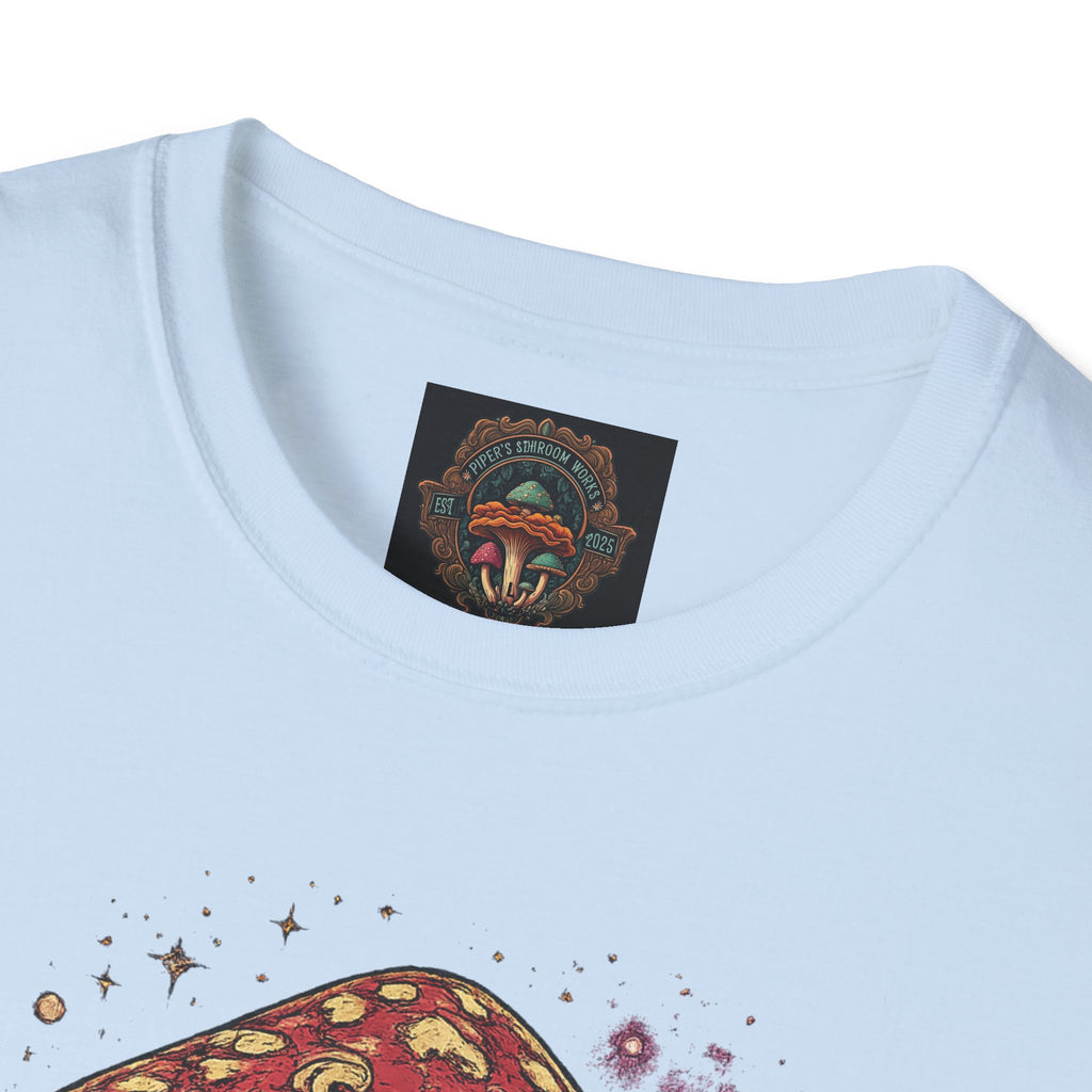 Mushroom Illustration T-Shirt – Vintage Red Toadstool Graphic