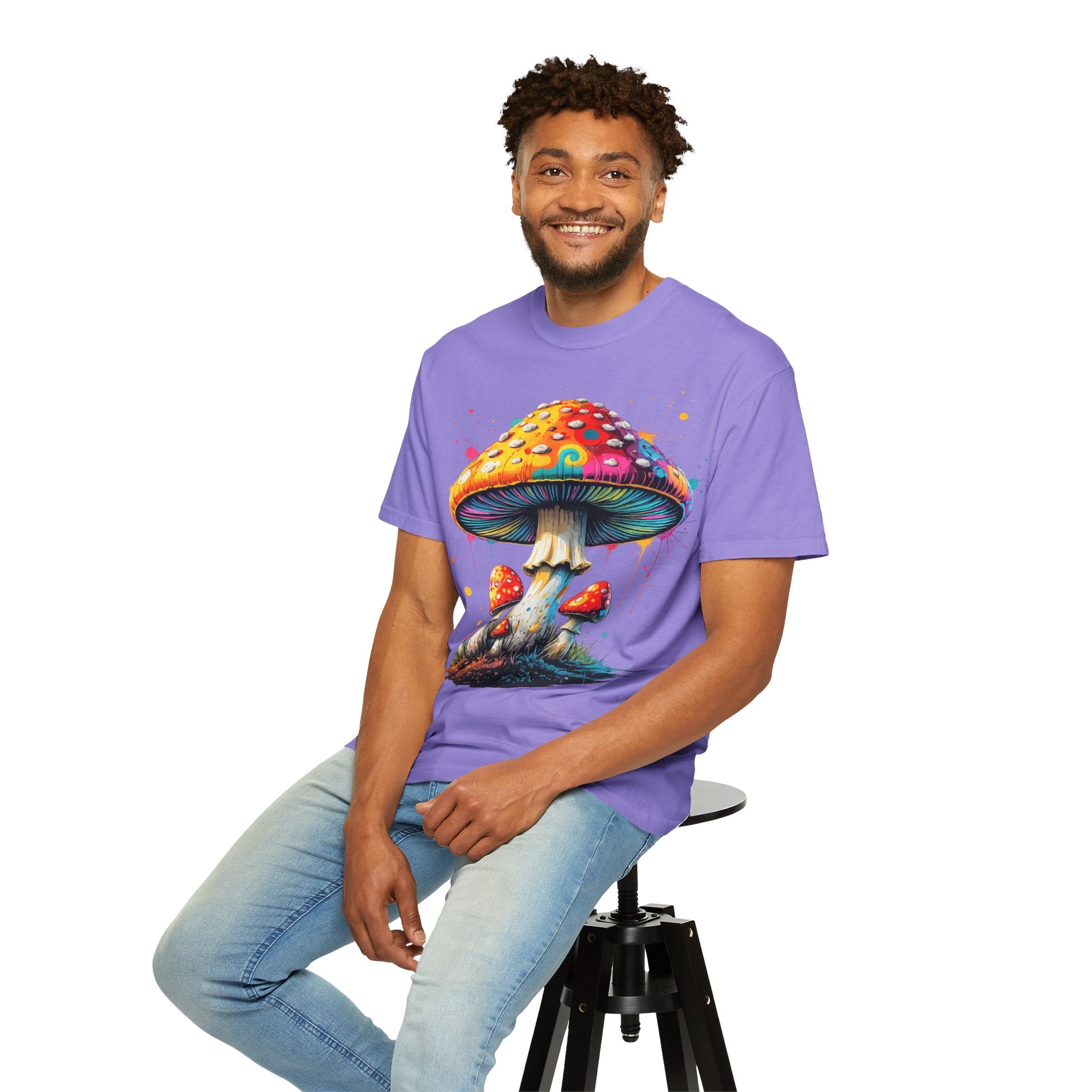 Lake Oswego Mushroom T-Shirt — Vintage Nature & Psychedelic Fungi Design