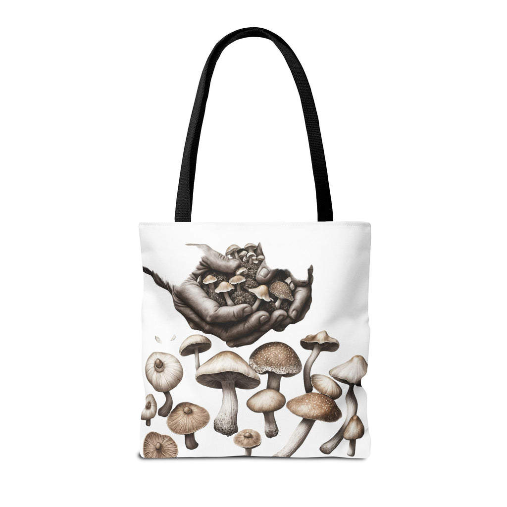 👐 “Harvested by Hand” Mushroom Tote – Carry Nature’s Story 🍄