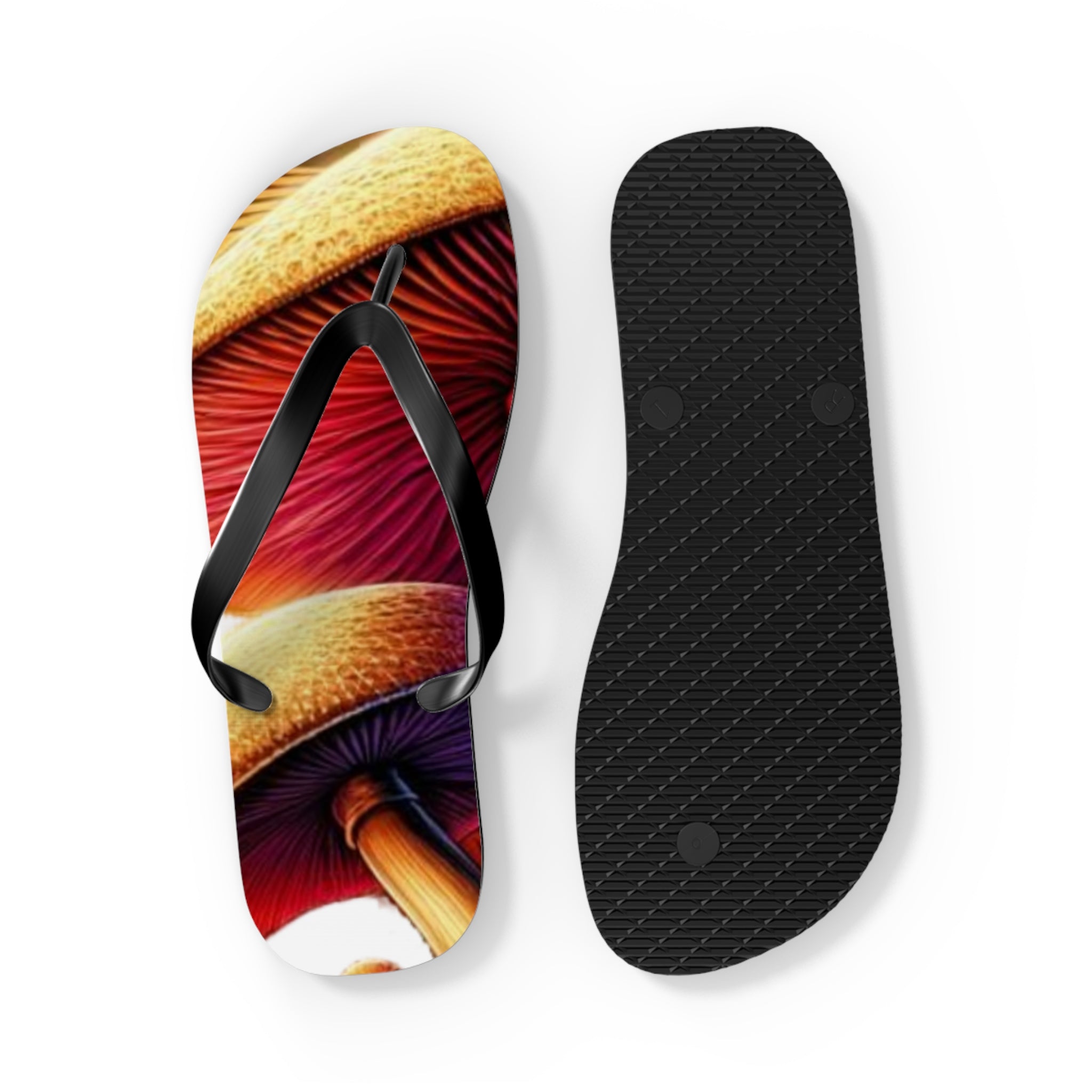 🔥🍄 Shroom Gills. Chill Thrills. Flip-Flops That Trip in Style. 🌈🦶