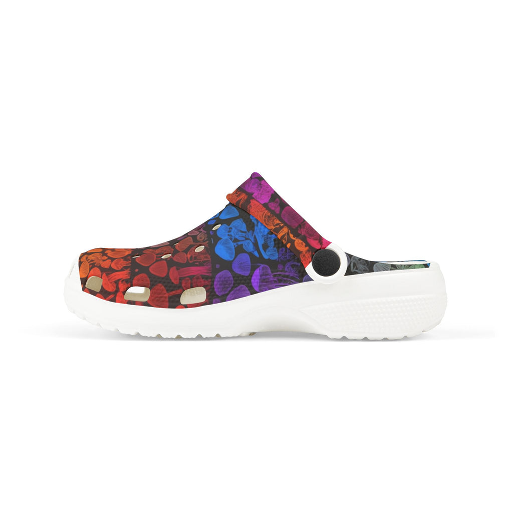 🌈 “Spore Stompers” Kids’ Clogs 🍄