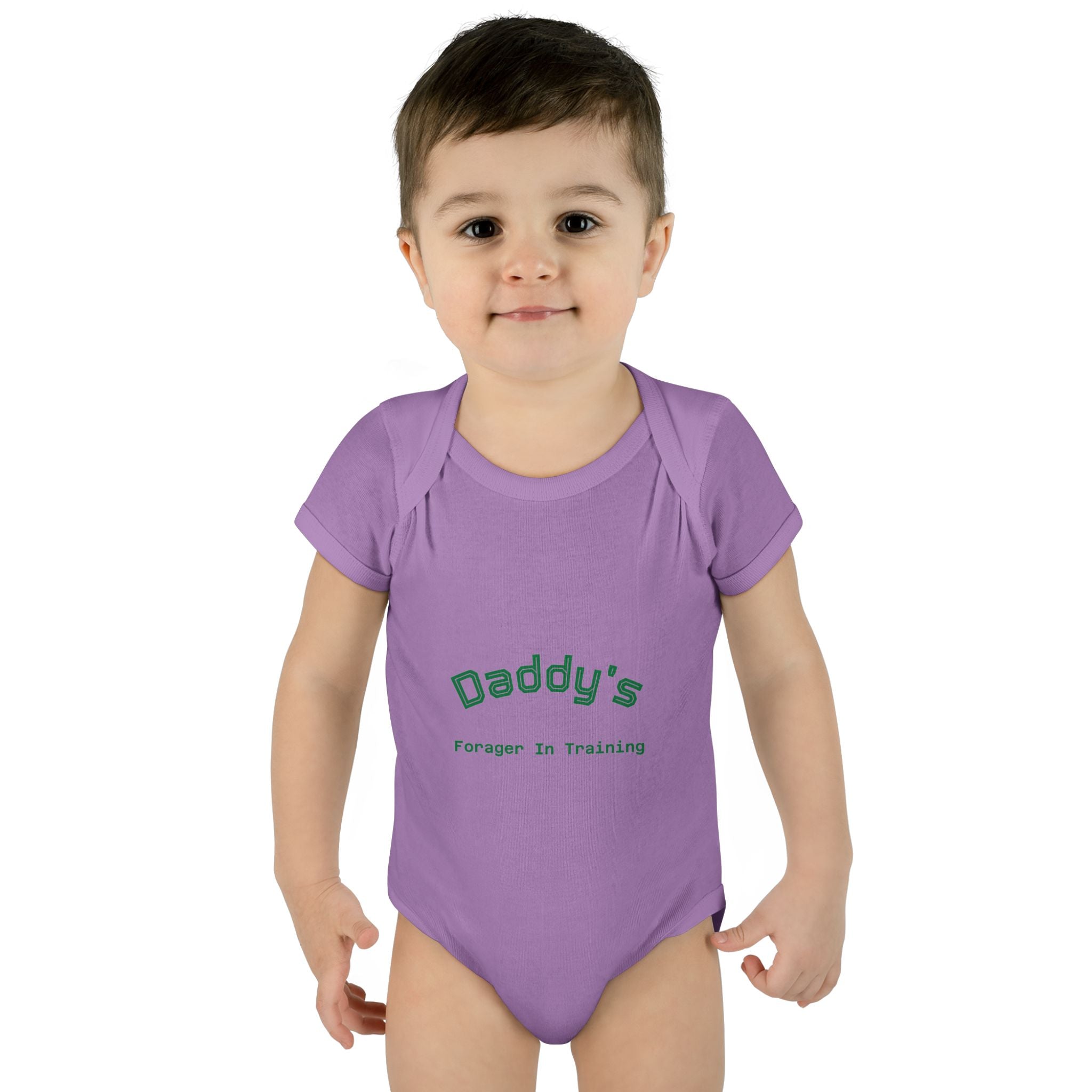🍄👶 “Forest Friends” Baby Bodysuit One Piece