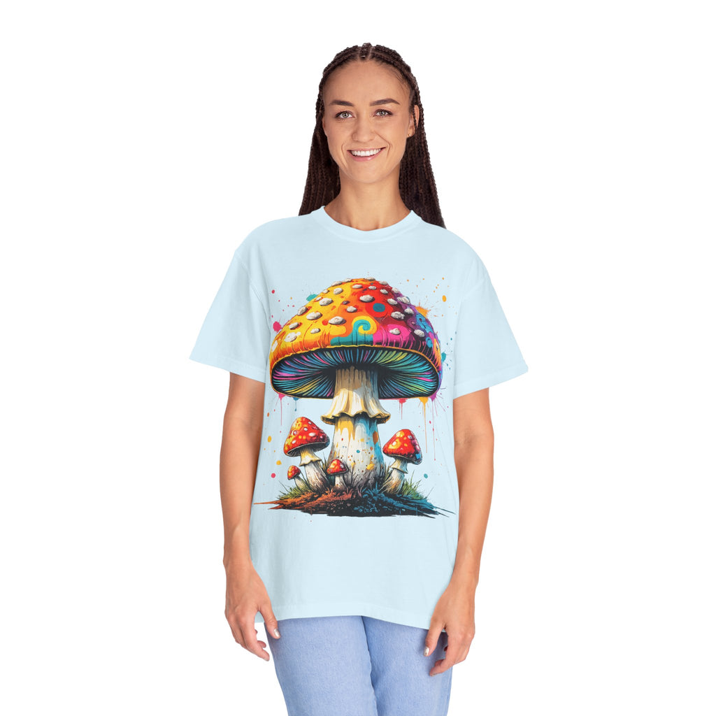 Lake Oswego Mushroom T-Shirt — Vintage Nature & Psychedelic Fungi Design