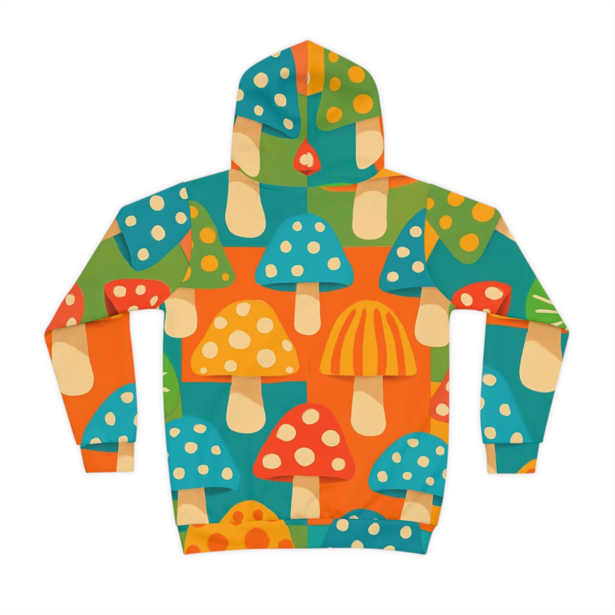 🍄🌟 Playful Shroom Pop Hoodie 🌈✨