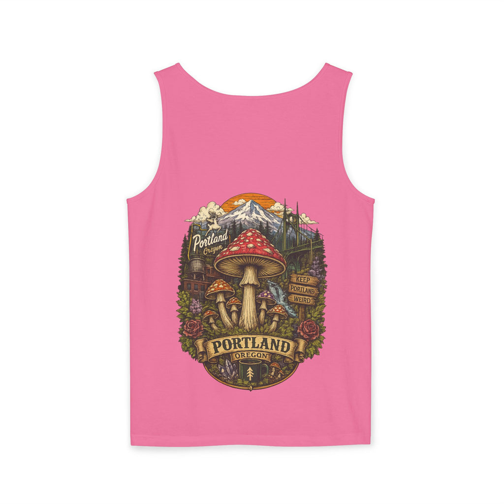 Mushroom Tank Top — Psychedelic & Portland Forest Graphic Tank