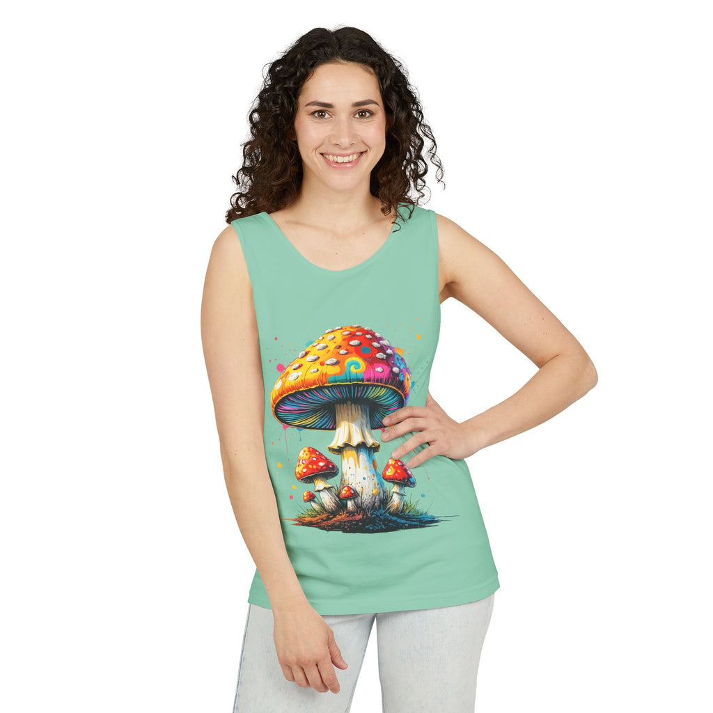 Mushroom Tank Top — Psychedelic & Portland Forest Graphic Tank