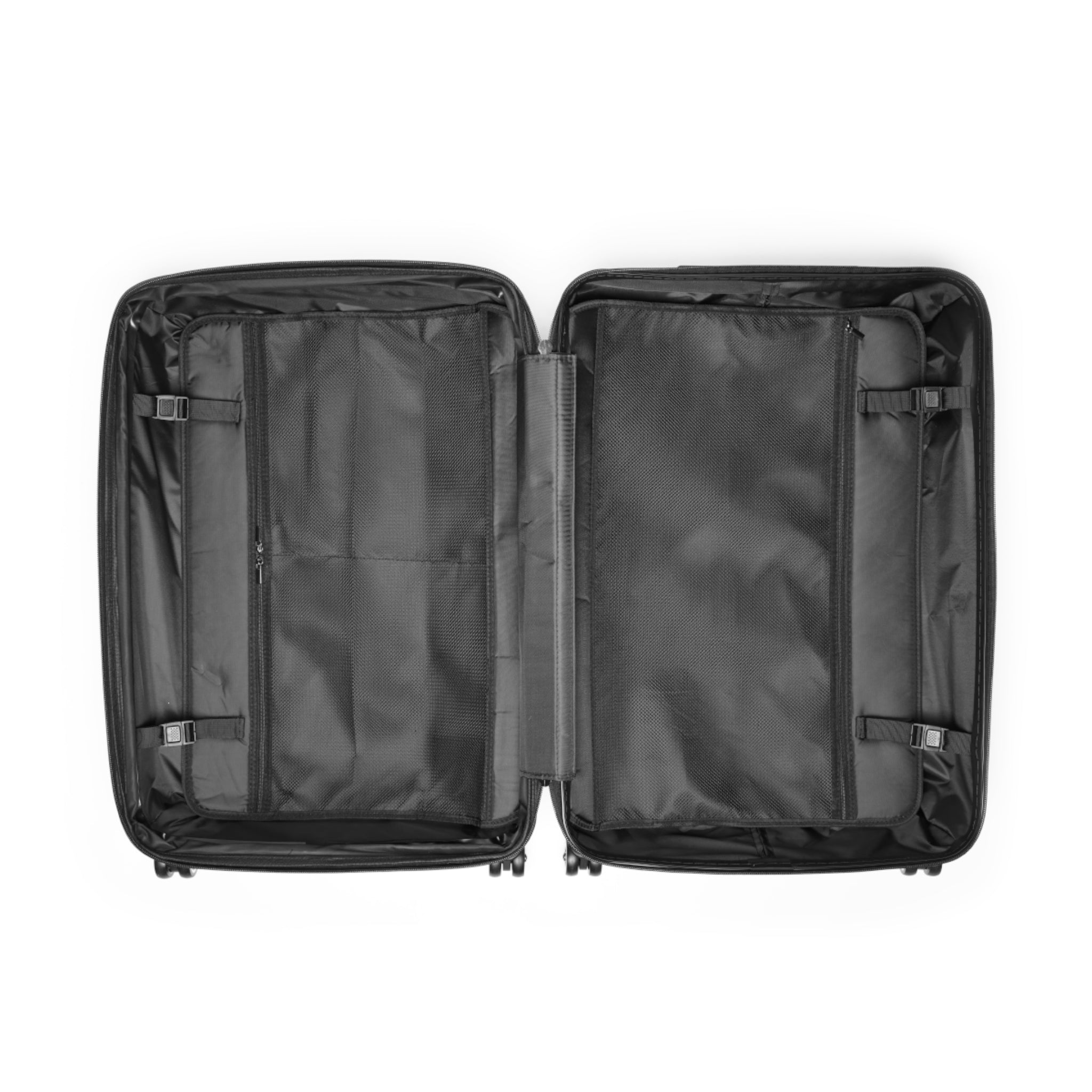 Botanical Mushroom Suitcase – Colorful Fungi Travel Luggage