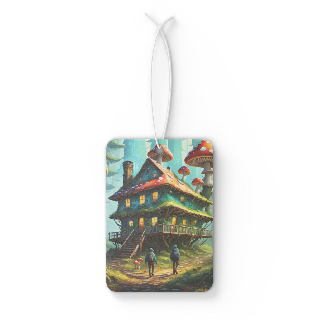 Mushroom Cottage Car Air Freshener — Whimsical Forest Scented Decor