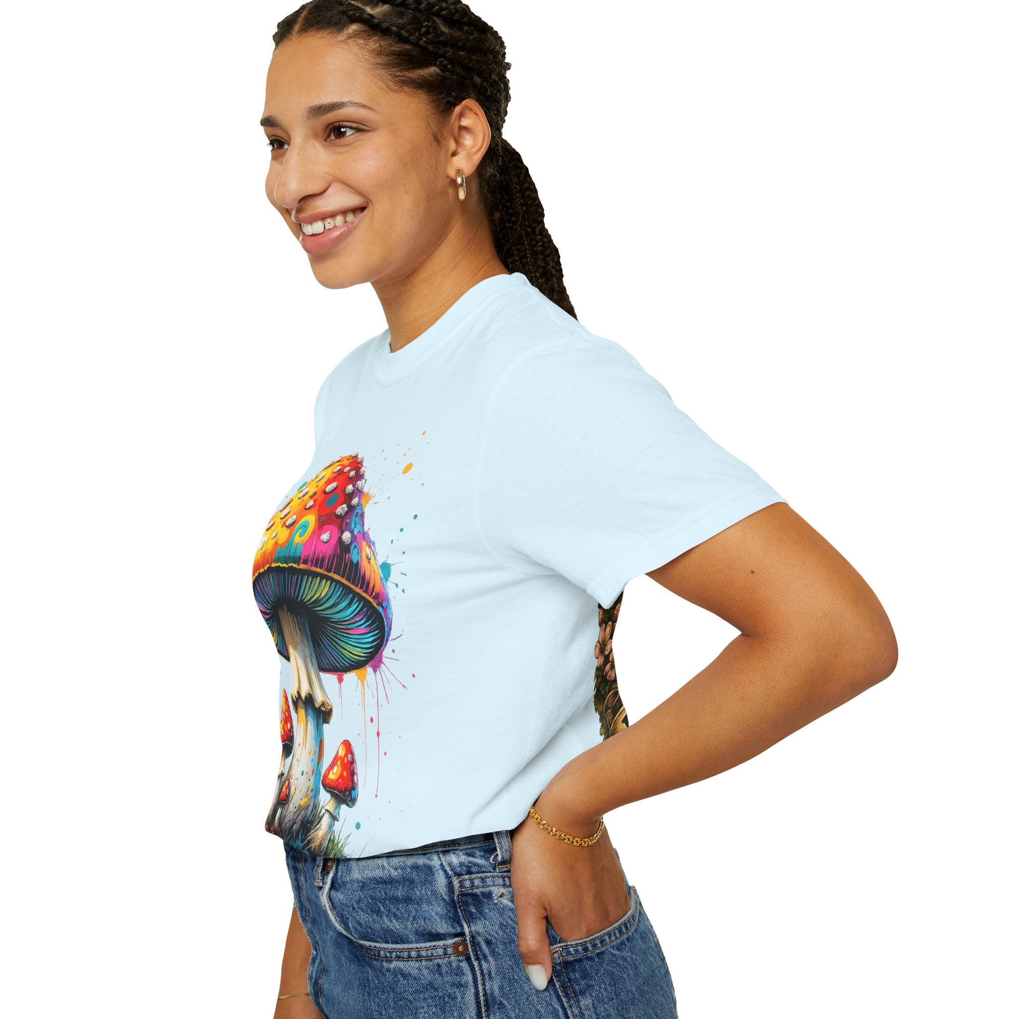 Lake Oswego Mushroom T-Shirt — Vintage Nature & Psychedelic Fungi Design