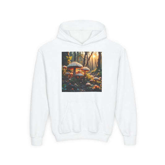 🌞🍄Whimsical Mushroom Forager Hoodie: Cozy Sweatshirt🌞🍄