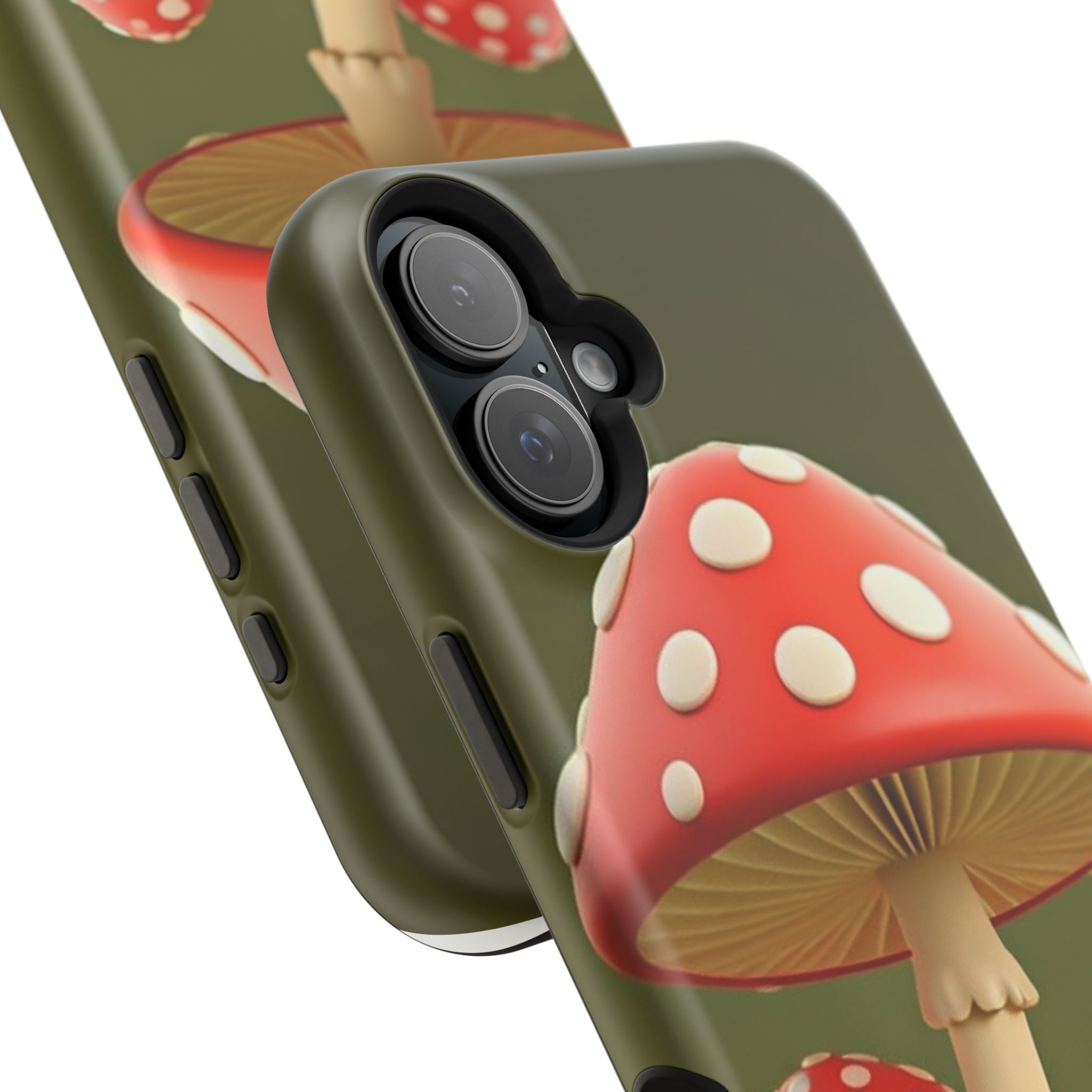 🍄🔥Golden Glow Mushroom Phone Case – Nature Meets Radiance" 🍄✨📱