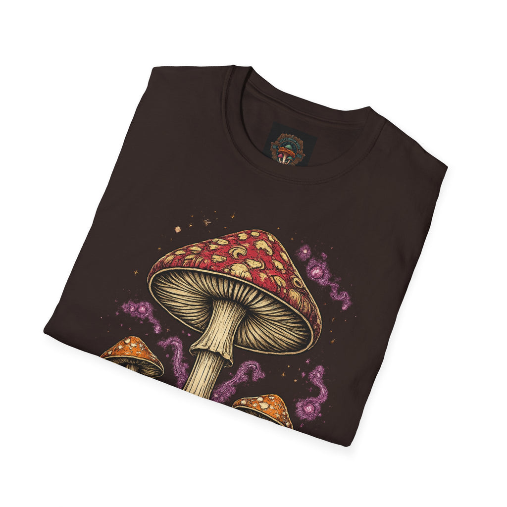 Mushroom Magic T-Shirt — Vintage Red Toadstool Illustration